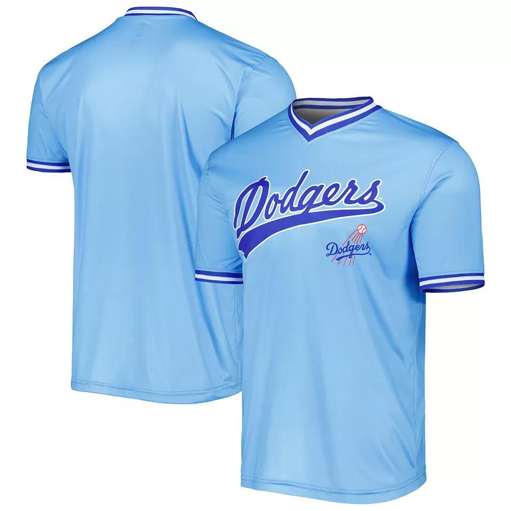 Men's Stitches Light Blue Los Angeles Dodgers Cooperstown Collection Team Jersey, Size: Large Product Image