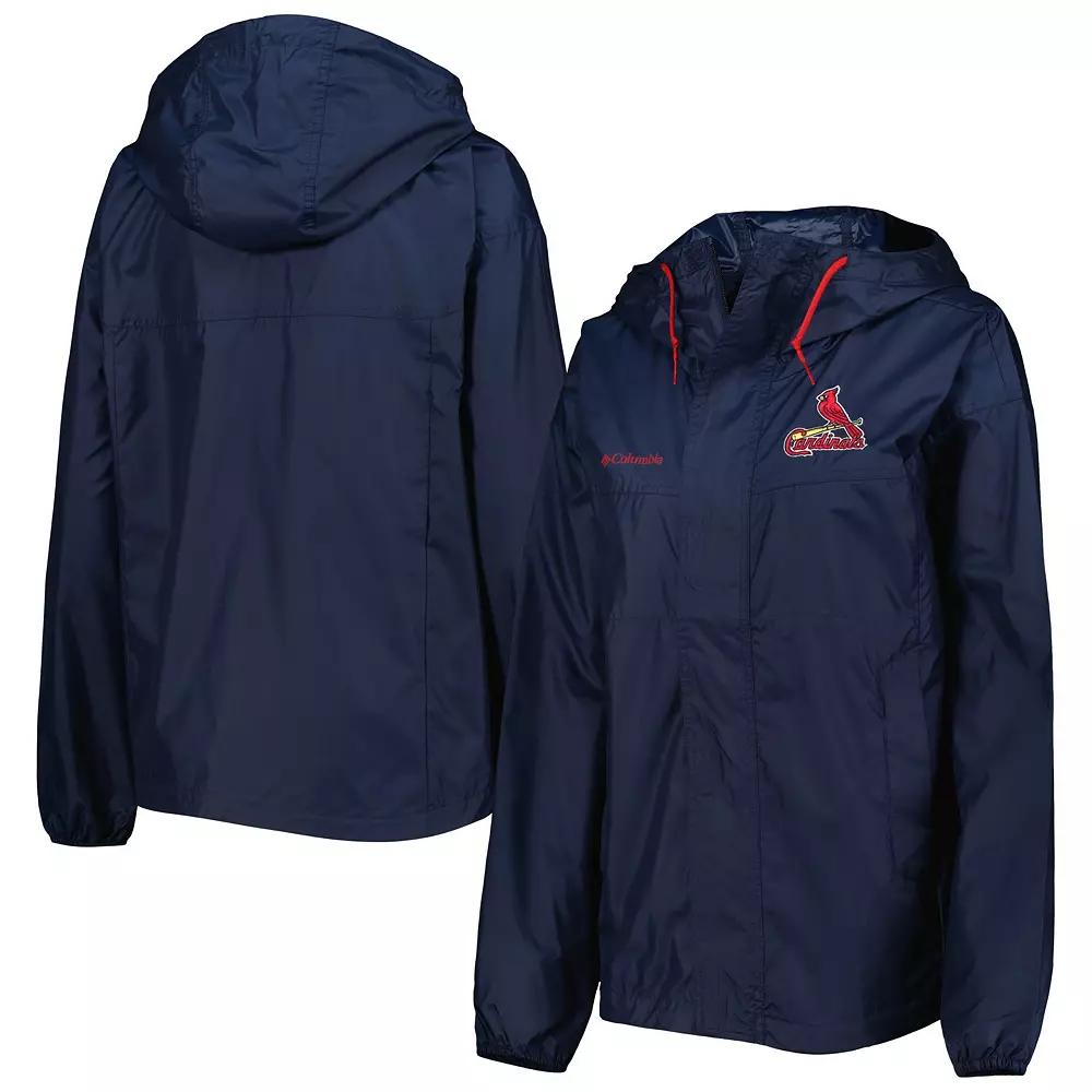 Women's Columbia Navy St. Louis Cardinals Flash Challenger Windbreaker Jacket,  Product Image