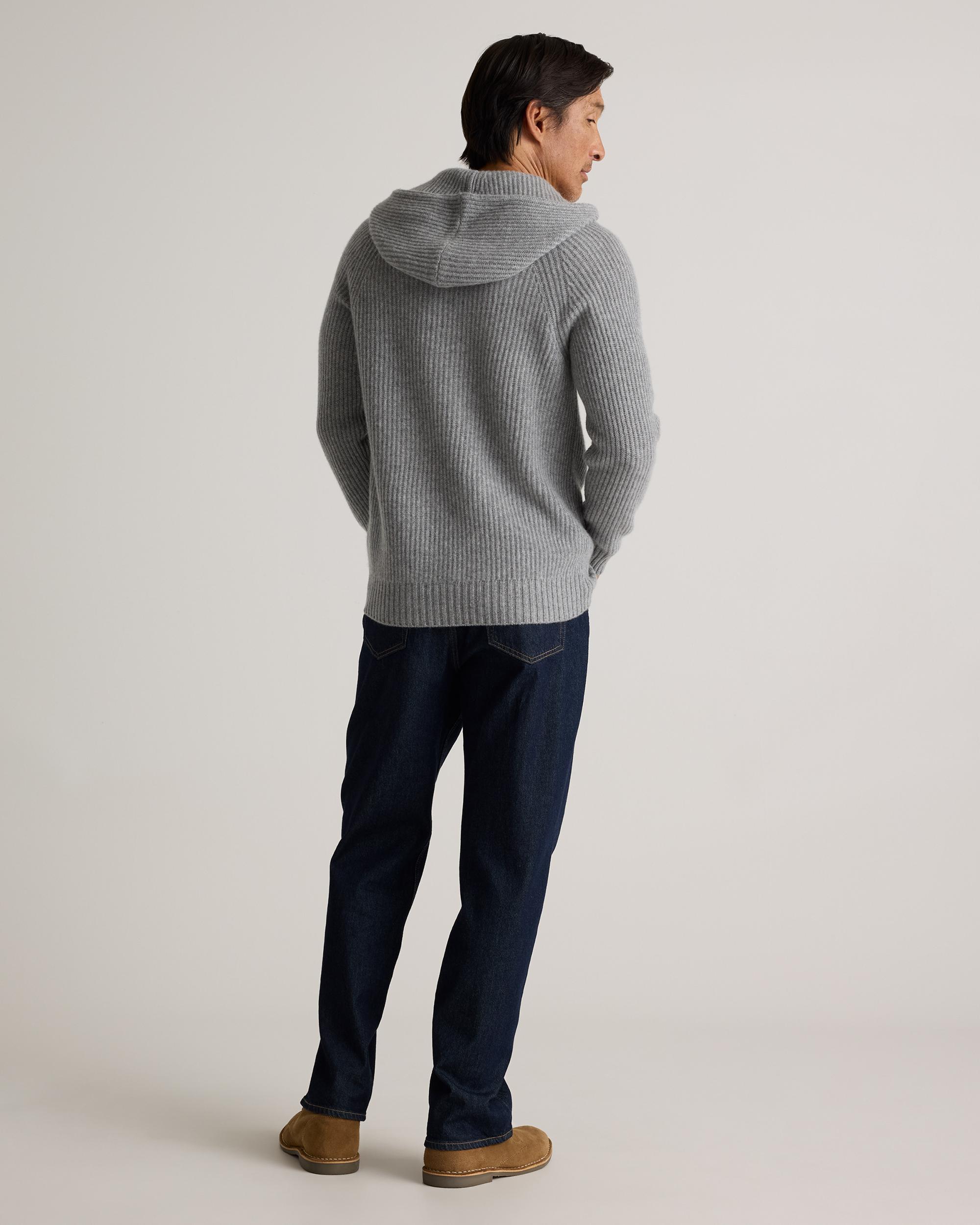 Quince | Men's Mongolian Cashmere Fisherman Pullover Hoodie Product Image