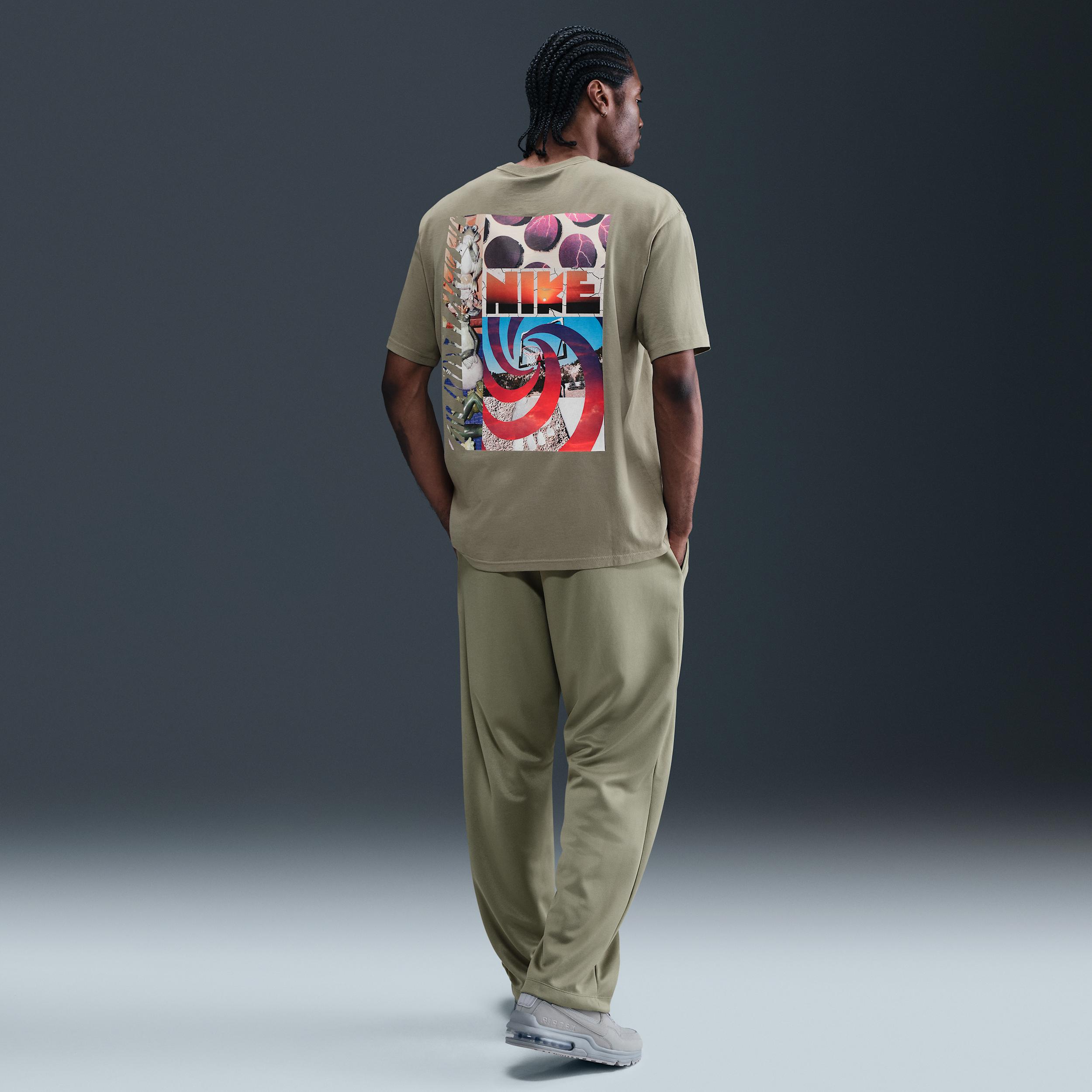 Nike Mens Nike NSW M90 Open T-Shirt - Mens Light Army Product Image