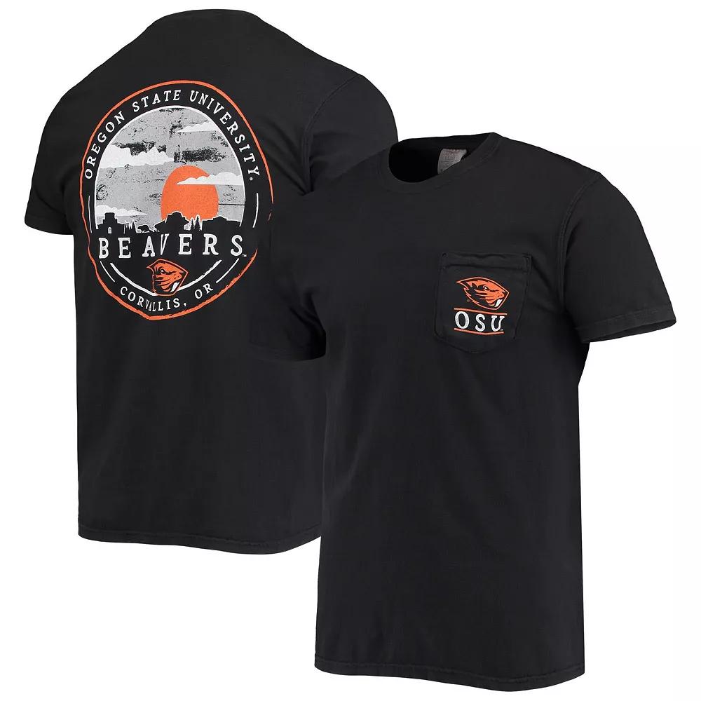 Mens Oregon State Beavers Circle Campus Scene T-Shirt Product Image