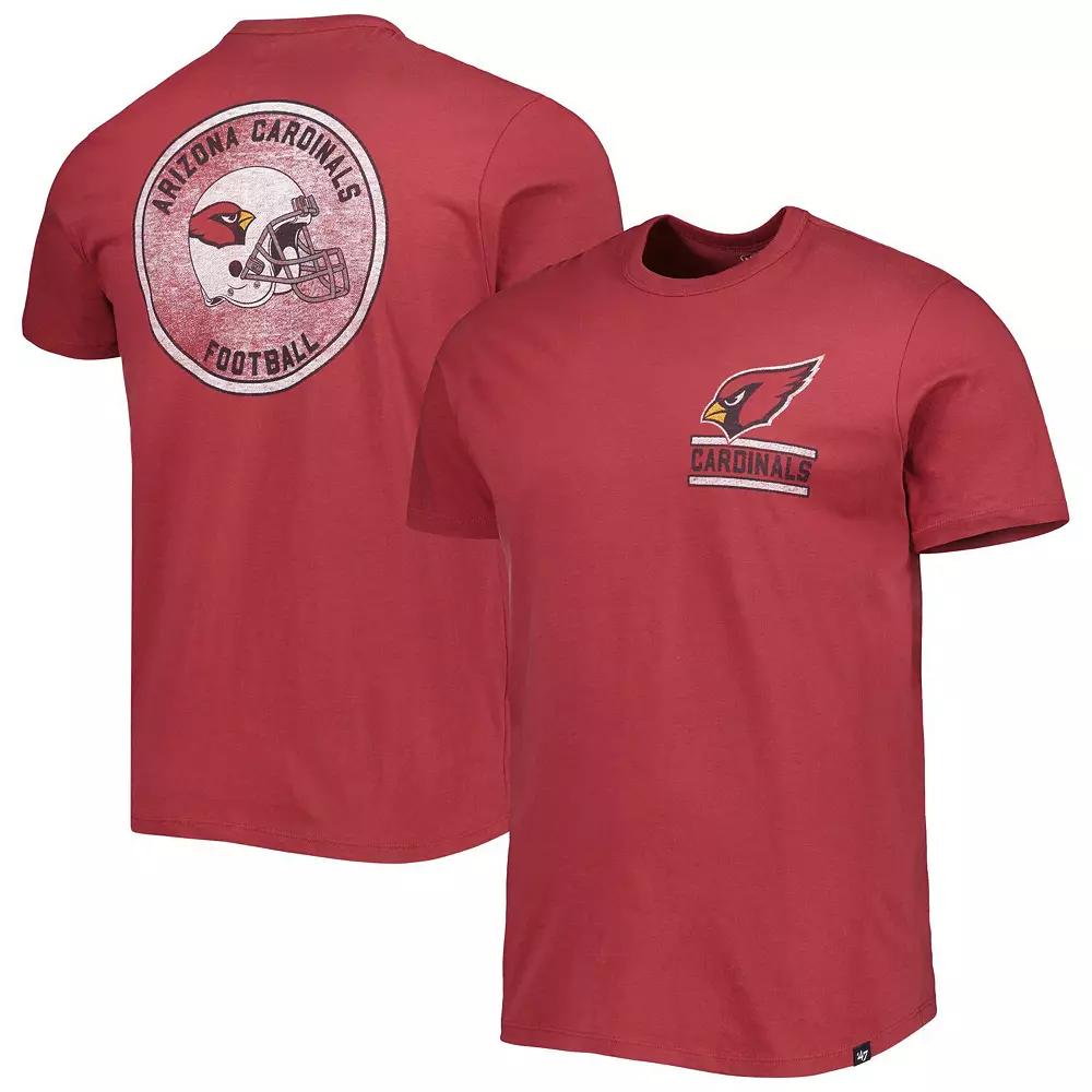 Men's '47 Cardinal Arizona Cardinals Open Field Franklin T-Shirt,  Product Image