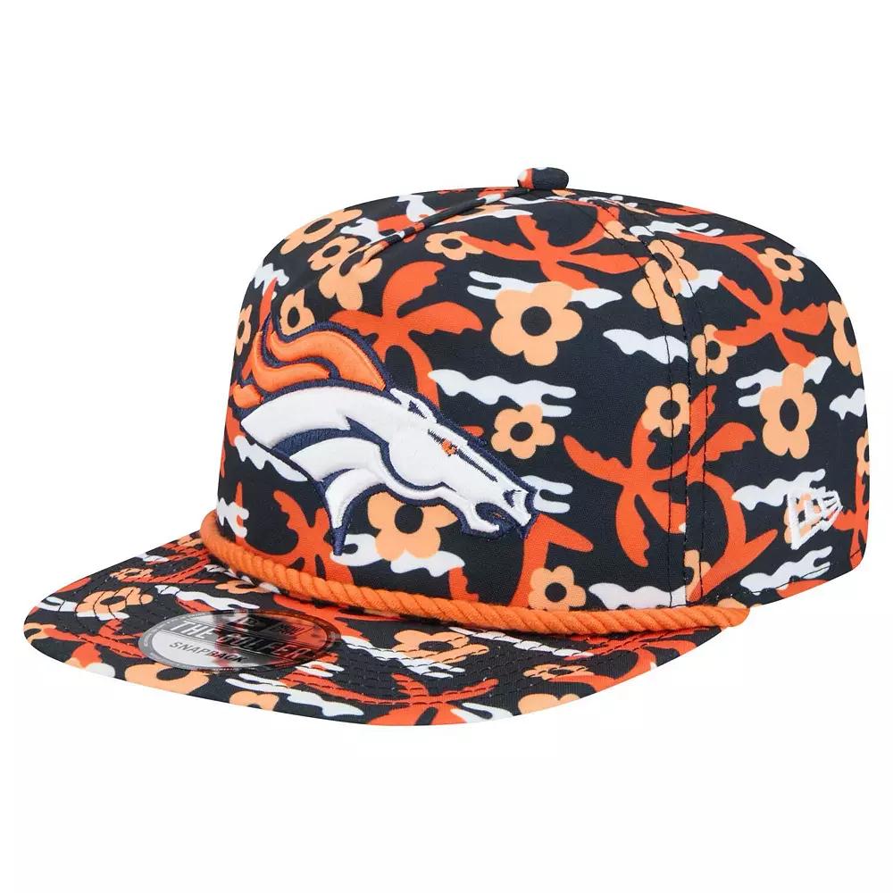 Men's New Era Navy Denver Broncos Wakey Wakey Golfer Snapback Hat, Blue Product Image