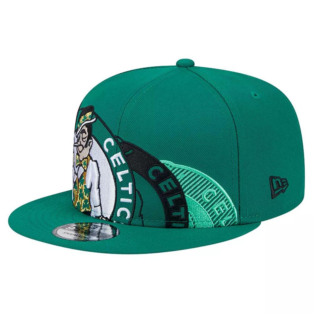 Men's New Era Kelly Green Boston Celtics Sport Night Team Shadow 9FIFTY Snapback Hat Product Image