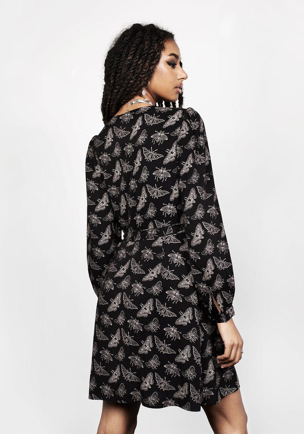 MORTMOTH WRAP MINI DRESS Product Image