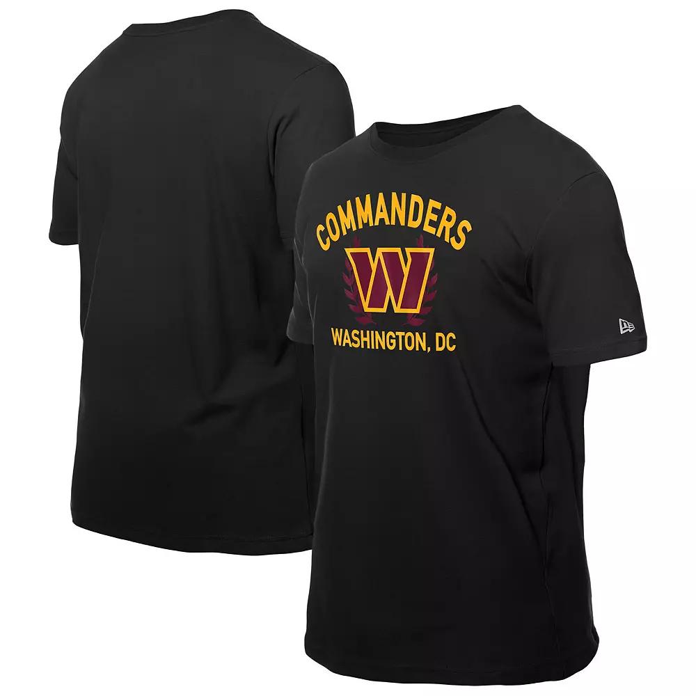 Men's New Era Black Washington Commanders 2025 NFL Draft T-Shirt, Size: 3XL, Wft Black Product Image