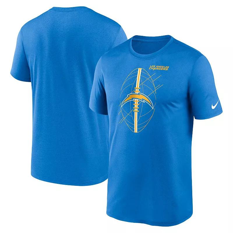 Men's Nike Heather Navy Tennessee Titans Blitz Tri-Blend T-Shirt,  Product Image