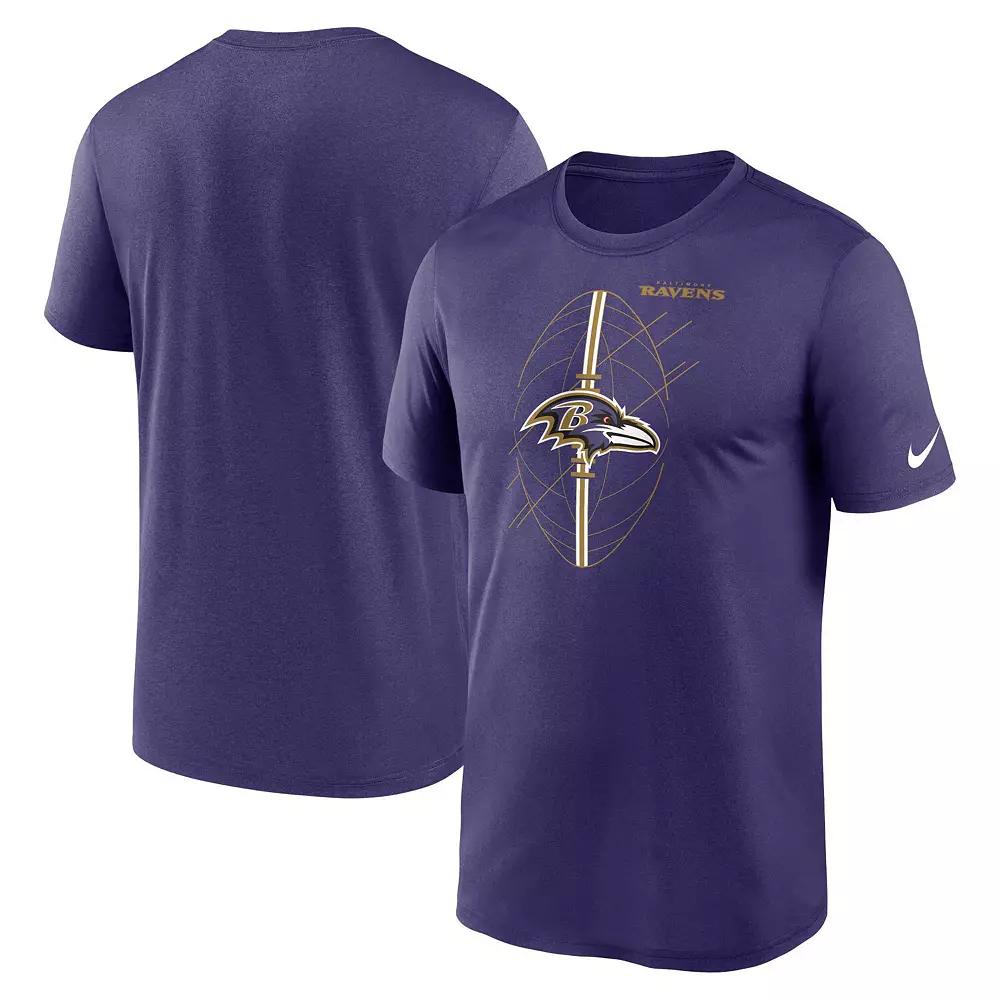 Men's Nike Purple Baltimore Ravens Legend Icon Performance T-Shirt,  Product Image