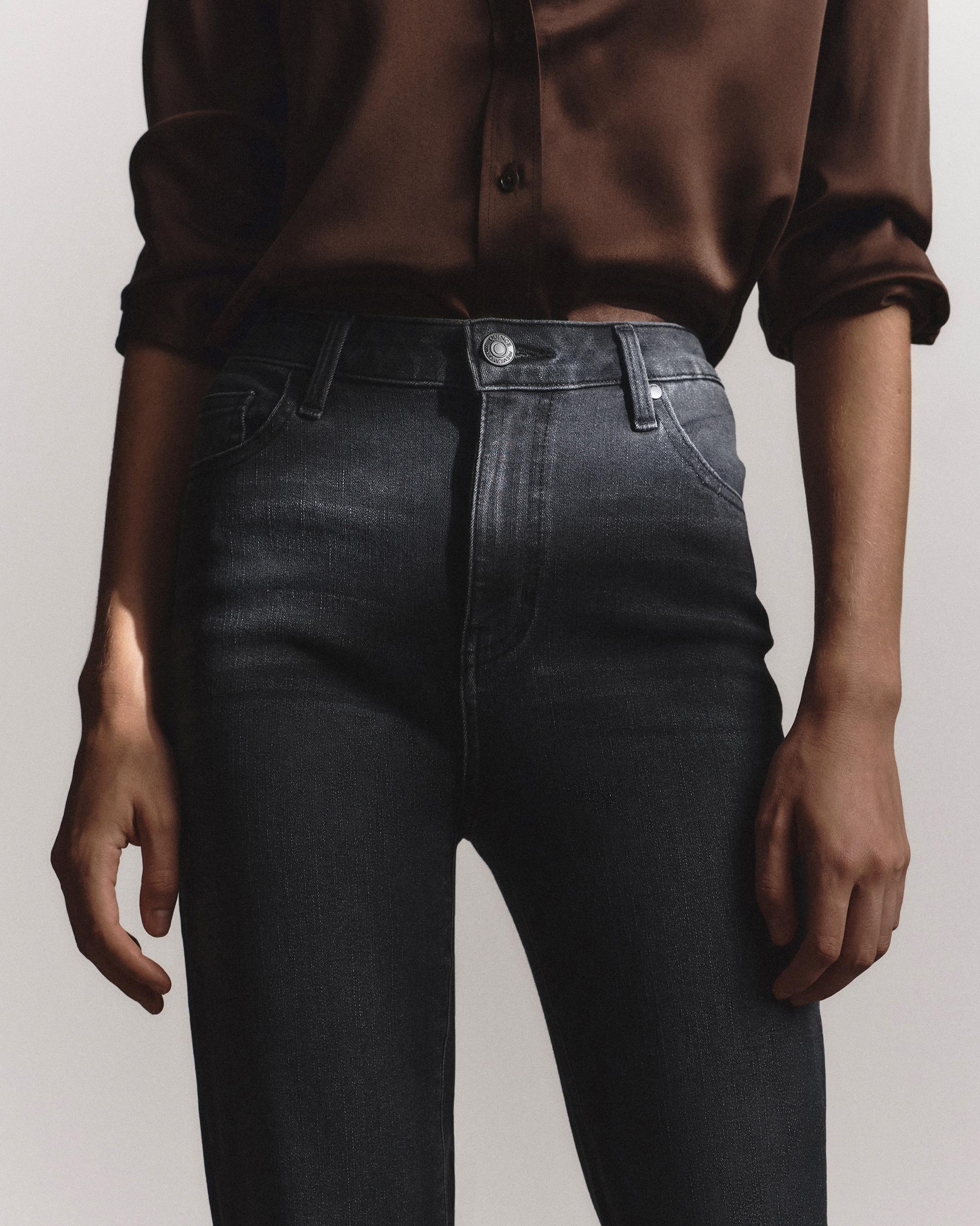 Quince | Women's Bella Stretch Kick Flare Jeans Organic Cotton Product Image