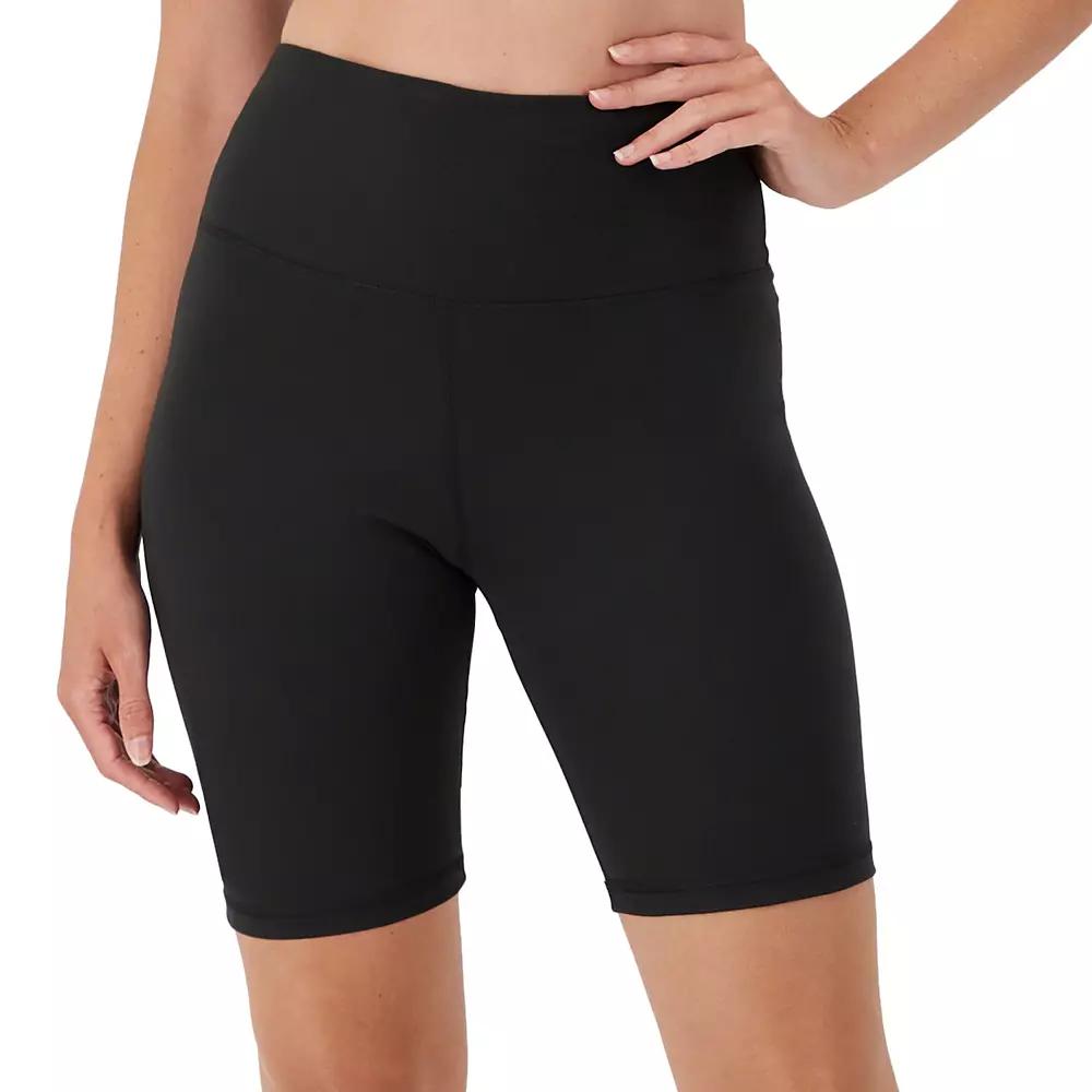 Women's Hanes Moves™ High-Waisted 7.25-in. Bike Shorts with Internal Pocket,  Product Image