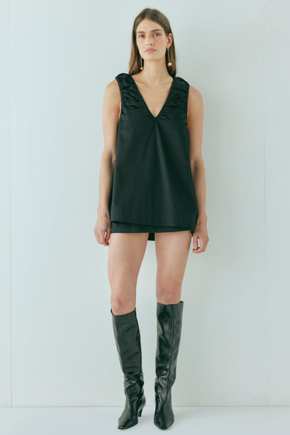 Fira Tunic Top Black Product Image