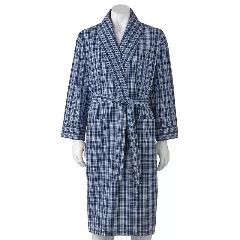 Men's Hanes® Lightweight Woven Shawl Robe,  Product Image