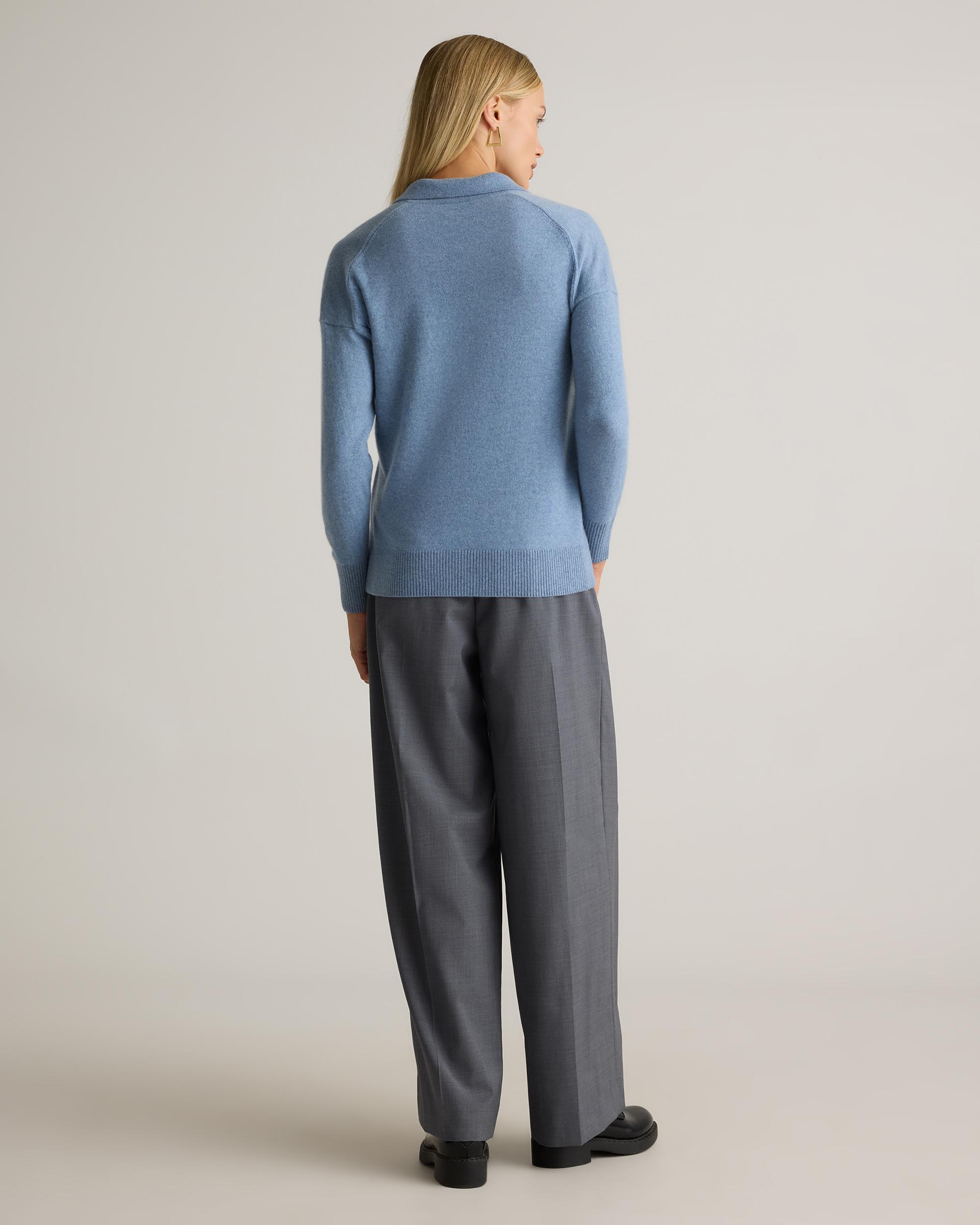 Quince | Women's Mongolian Cashmere Polo Sweater Product Image