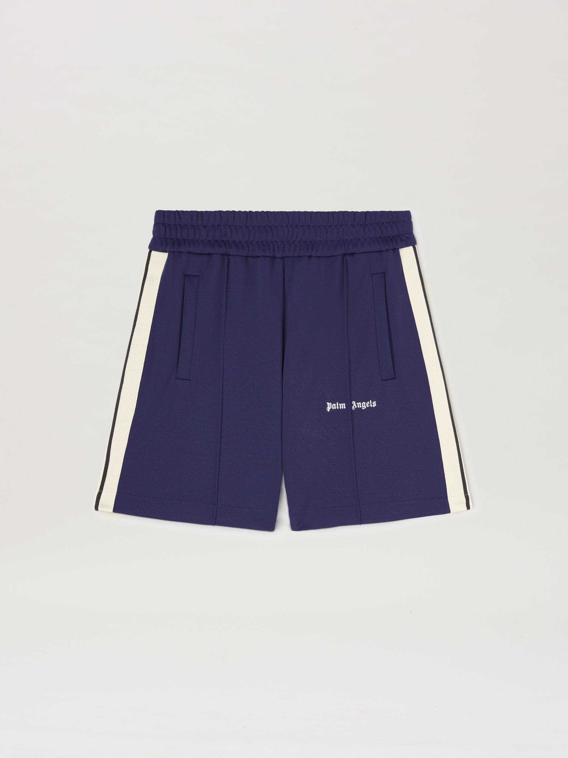 Classic Logo Track Shorts Navy Blue  Off Product Image