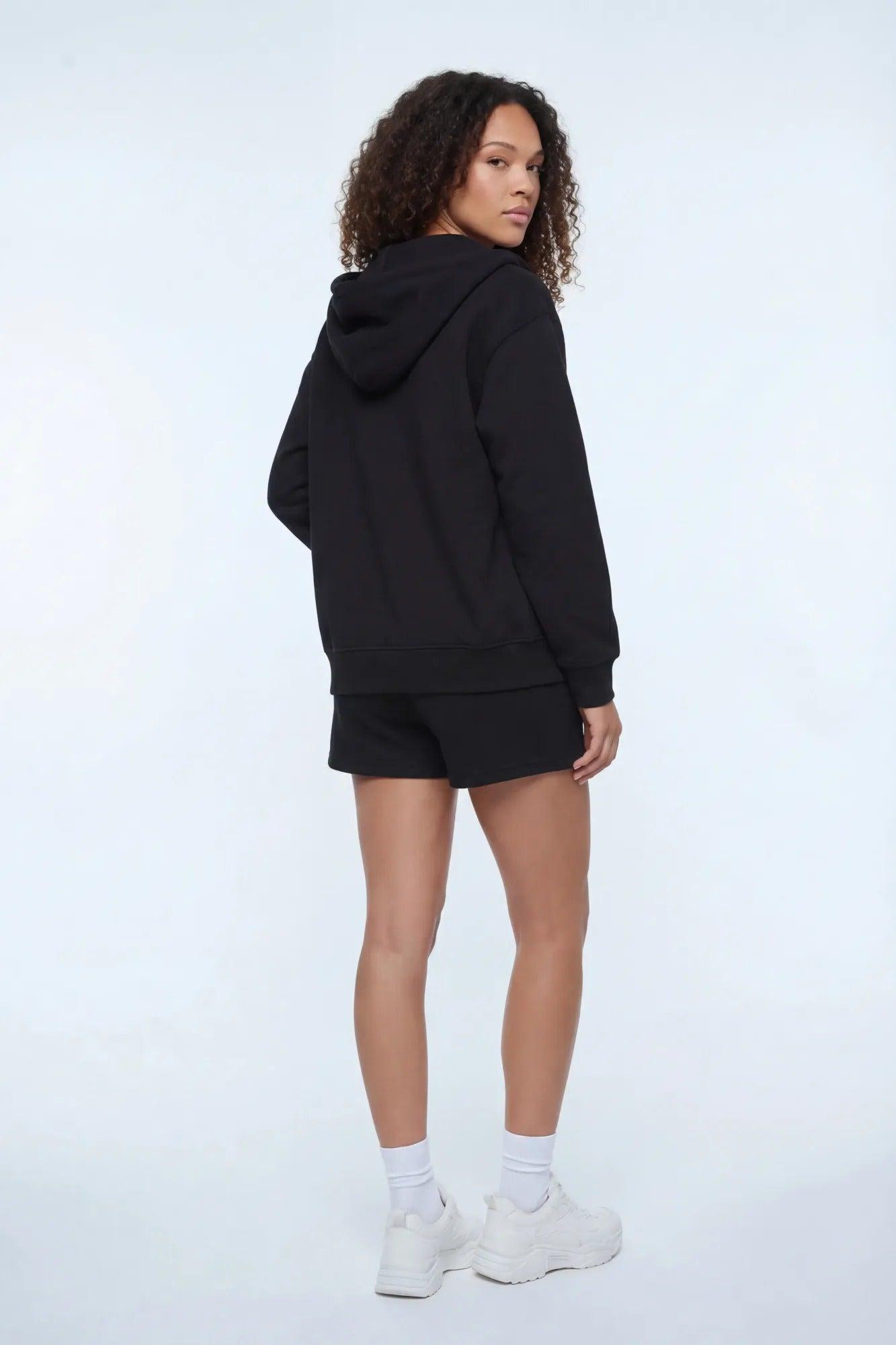Fleece Zip-Up Hoodie Female Product Image