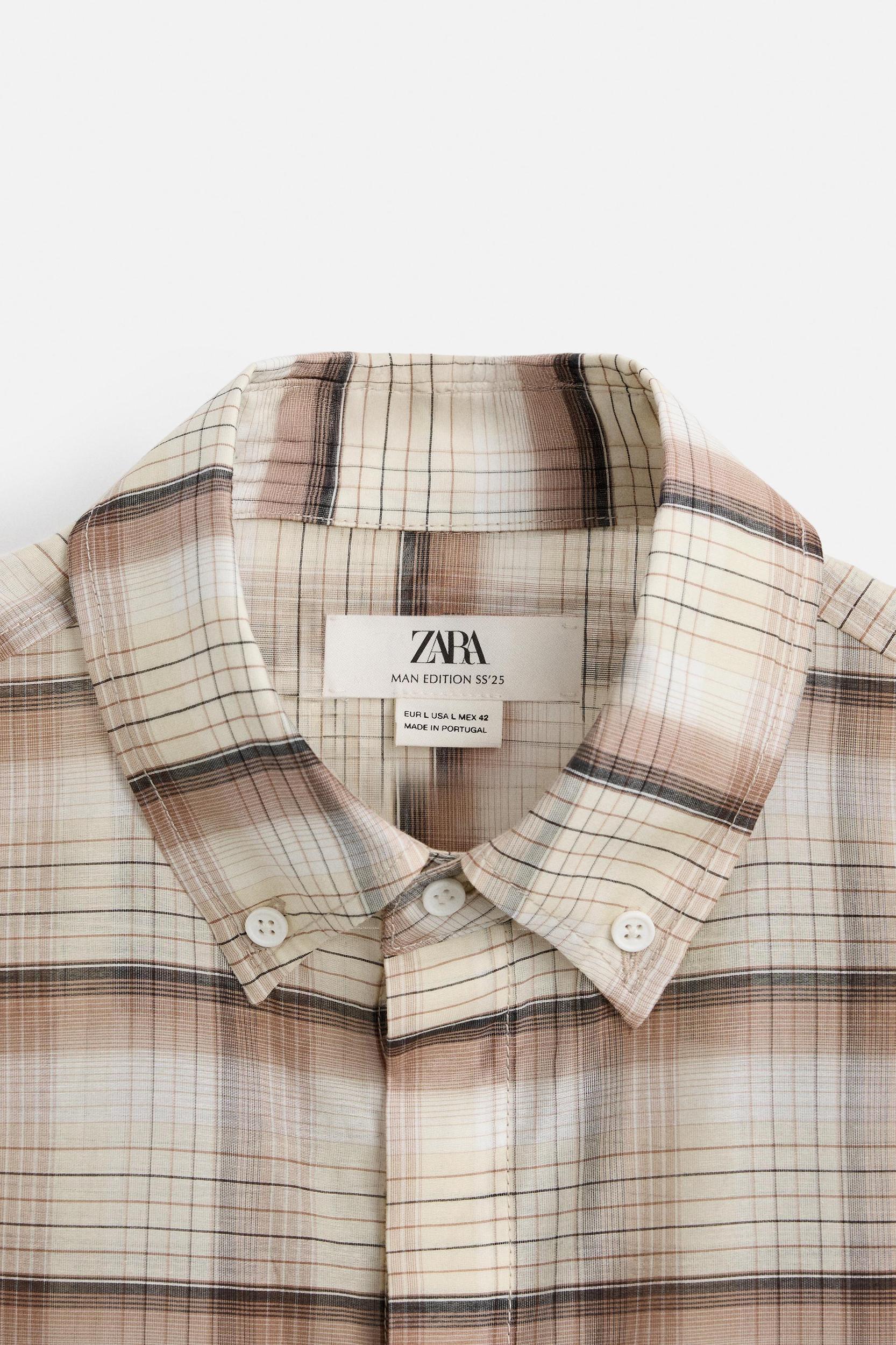 LIMITED EDITION COTTON-SILK PLAID SHIRT Product Image
