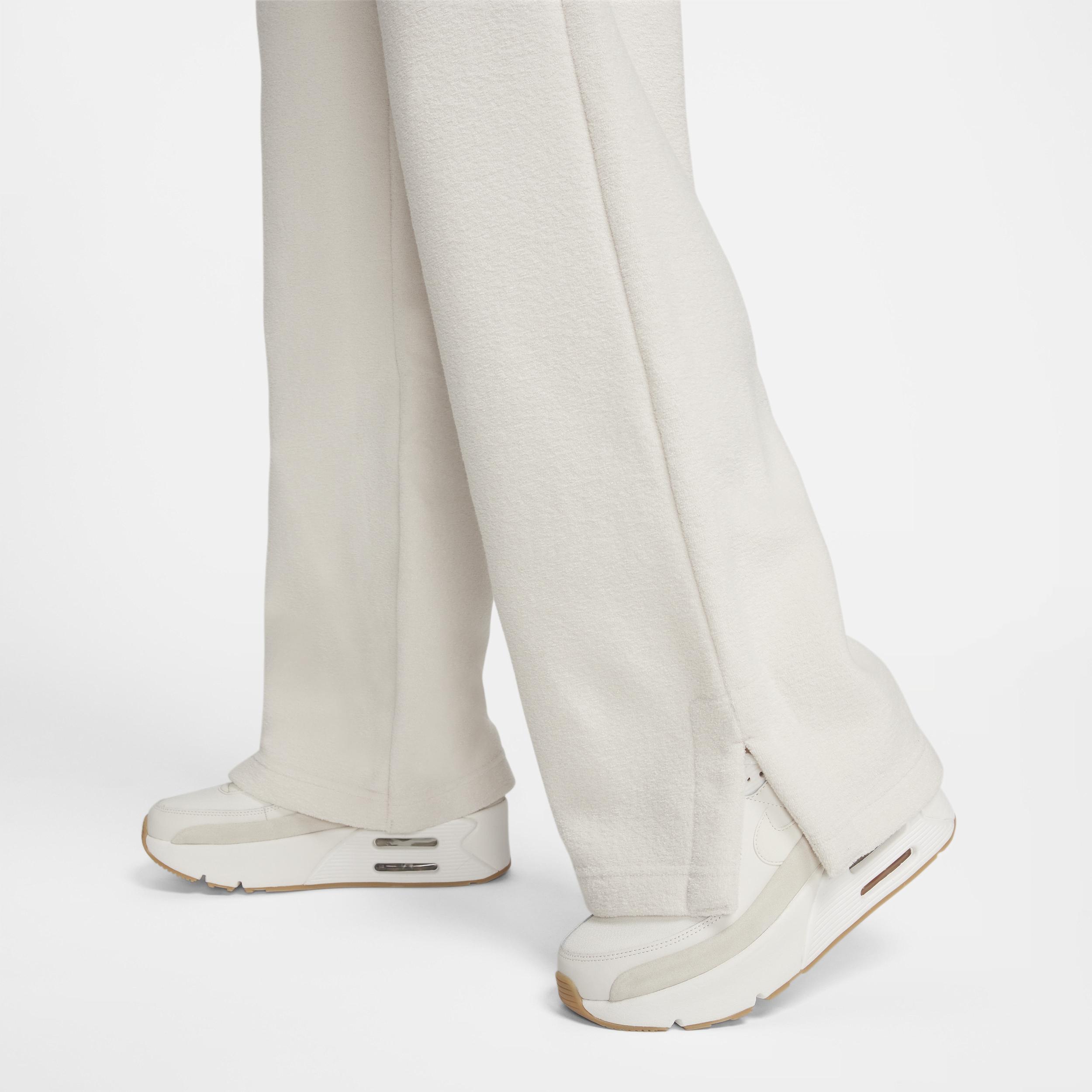 Women's Nike Sportswear Phoenix Plush High-Waisted Wide-Leg Cozy Fleece Pants Product Image