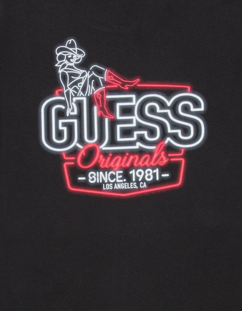 GUESS ORIGINALS American Classic Mens Tee - BLACK Product Image