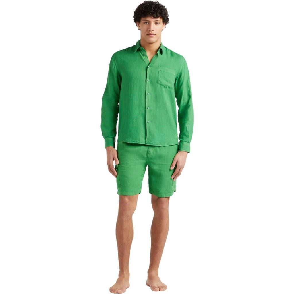 Vilebrequin Men's Solid Linen Shirt Product Image