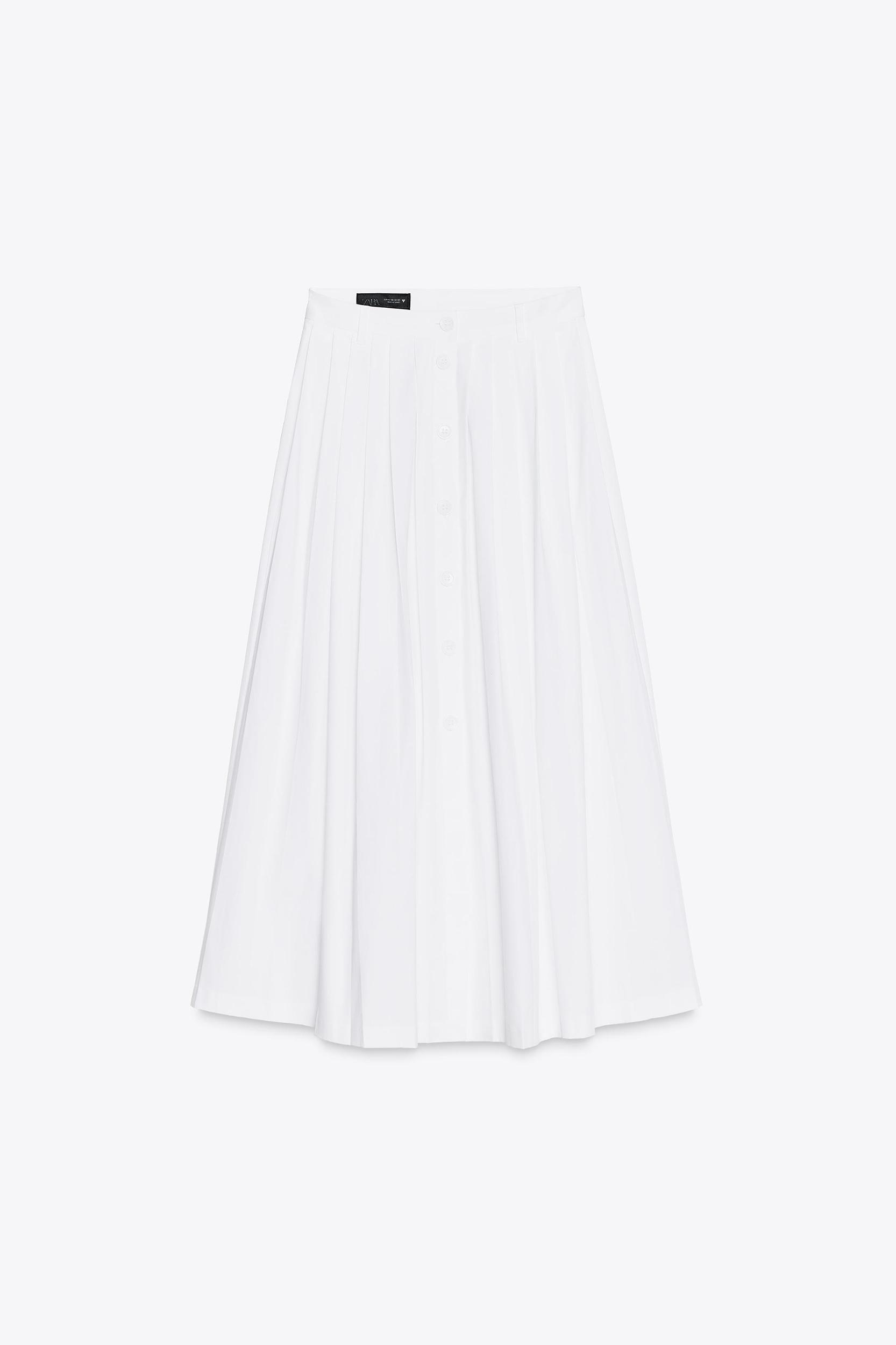 PLEATED MIDI SKIRT Product Image