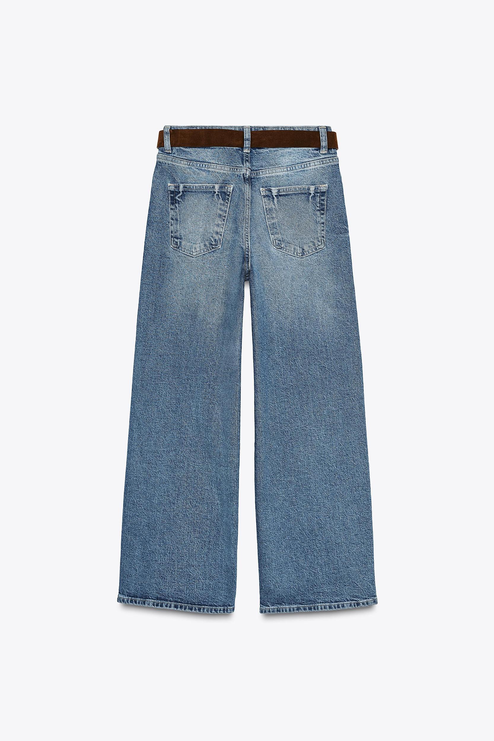 Z1975 BELTED HIGH-WAISTED CULOTTES Product Image