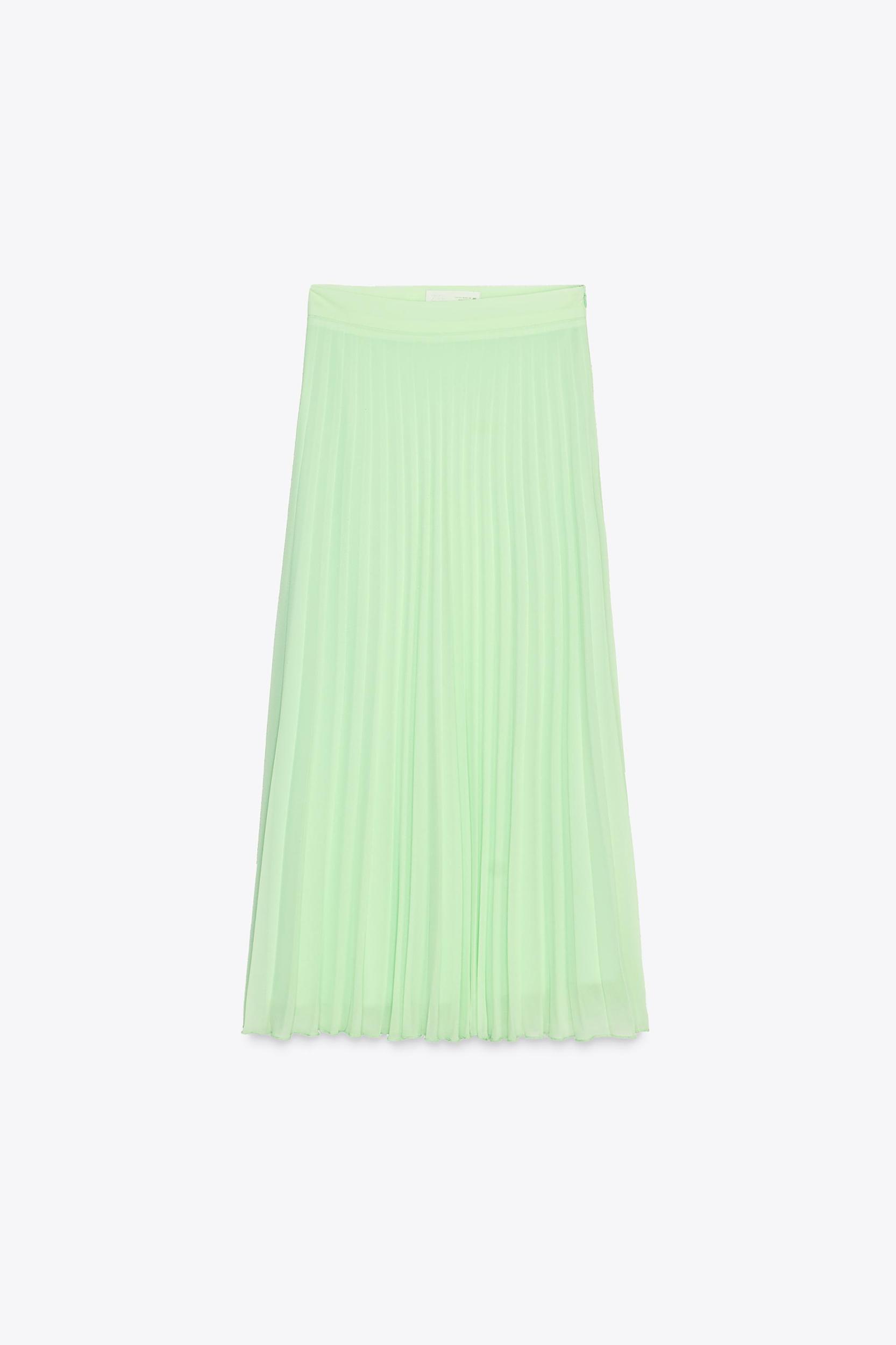 PLEATED MIDI SKIRT Product Image