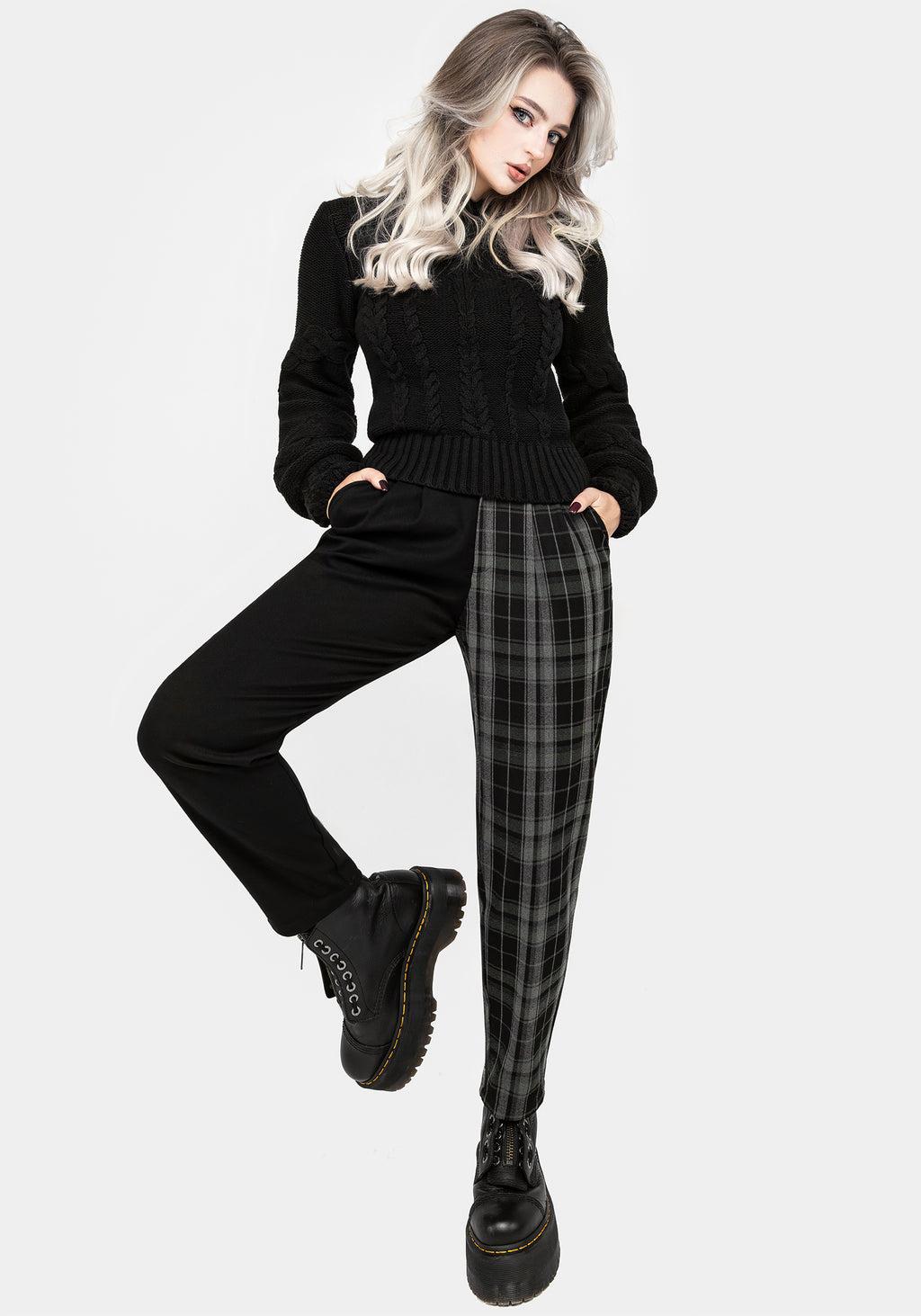 Checkmate High Waist Tapered Trousers Product Image