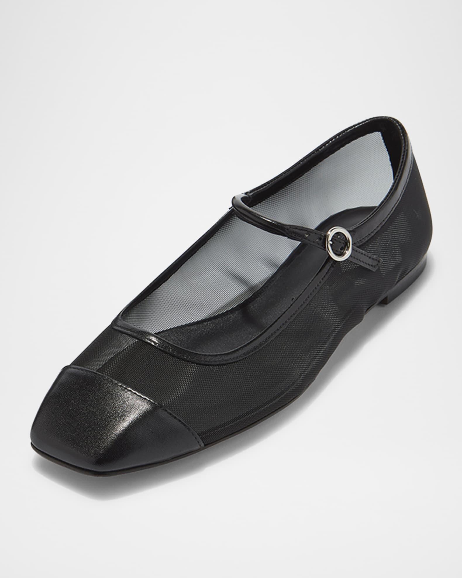 Uma Mesh Mary Jane Ballerina Flats Product Image