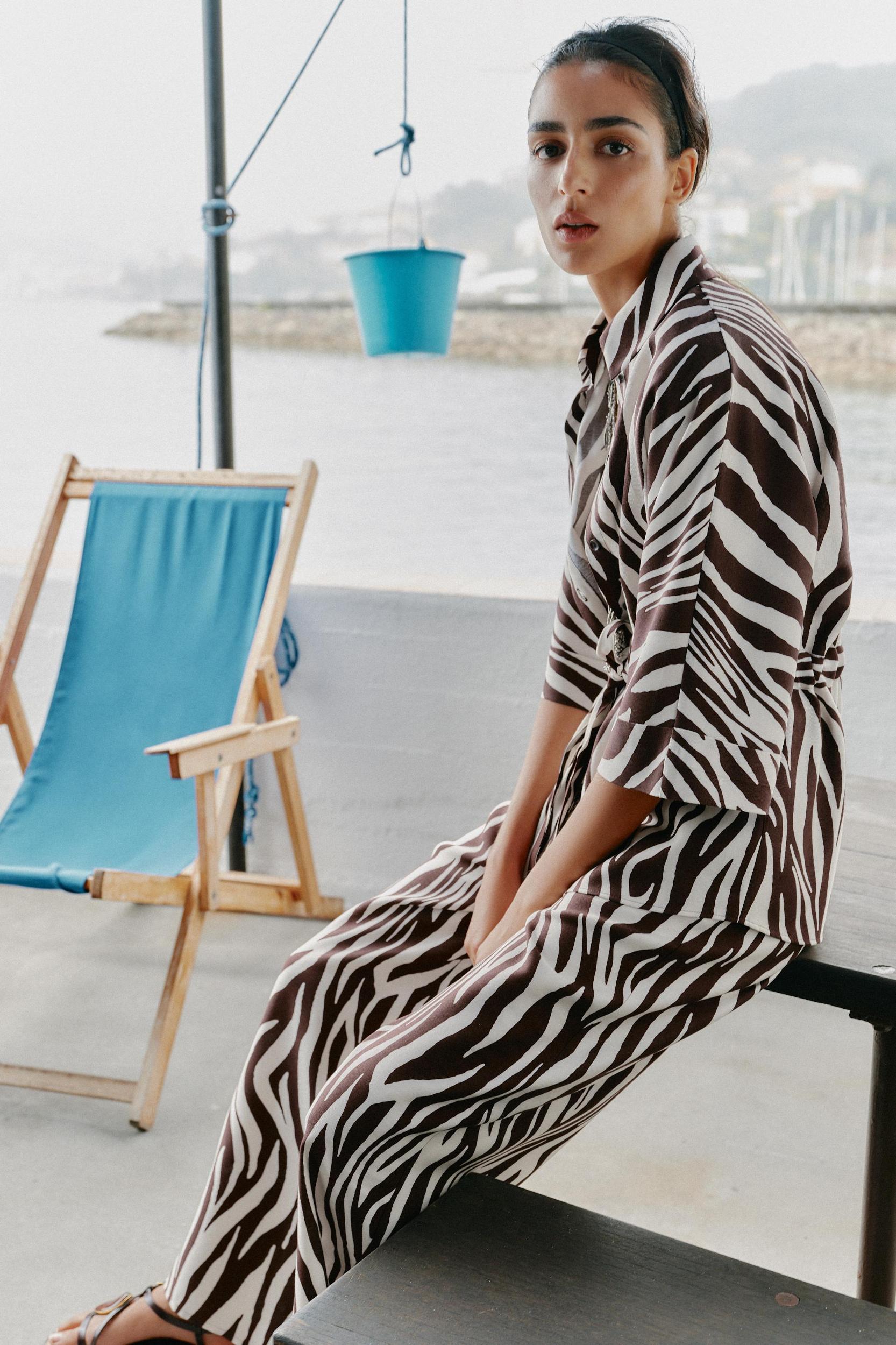 ANIMAL PRINT SAFARI SHIRT Product Image