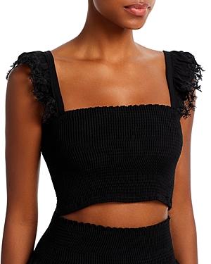 Womens Mariel Smocked Tank Top Product Image