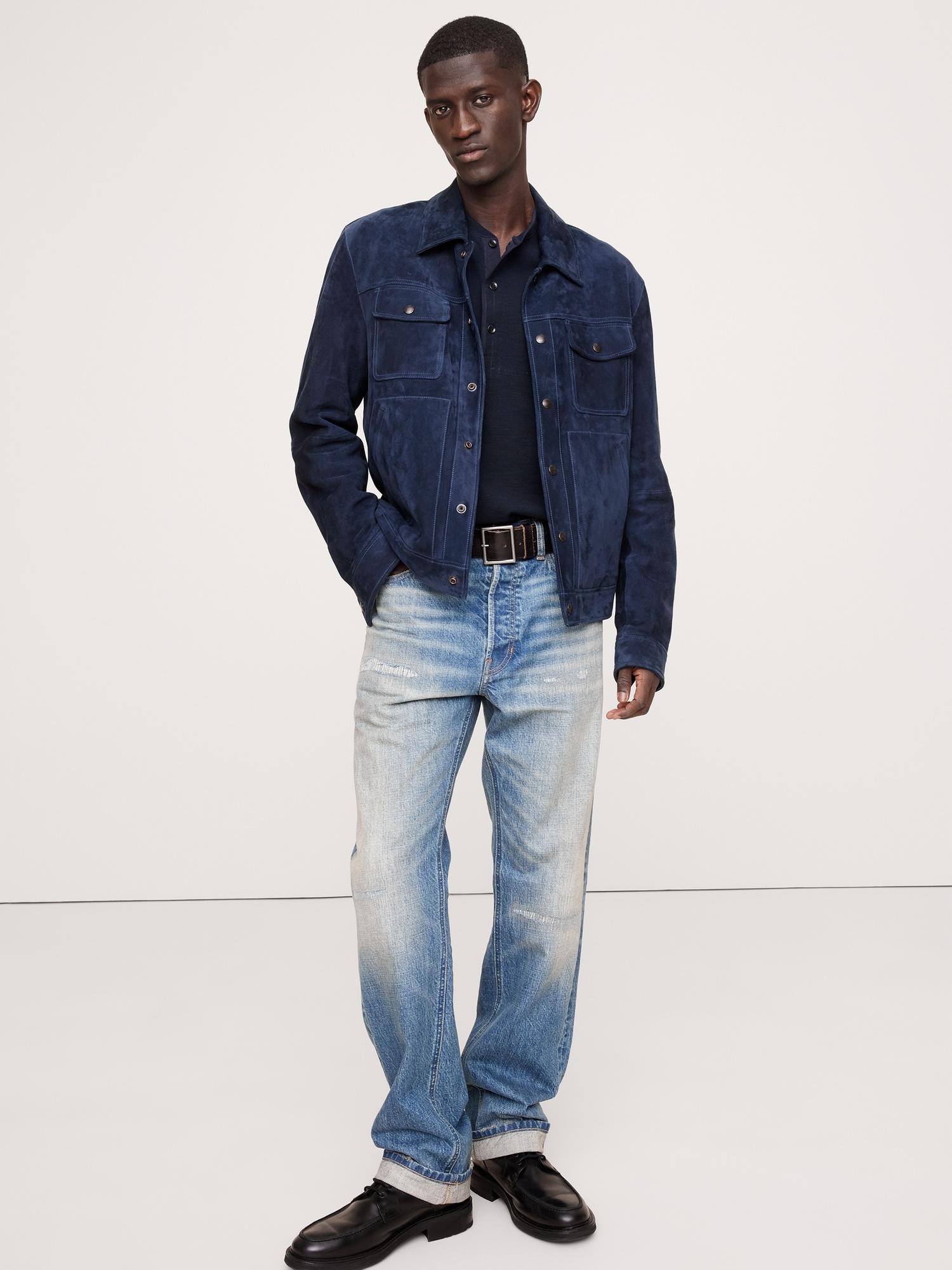 Slub Double-Knit Henley T-Shirt Product Image