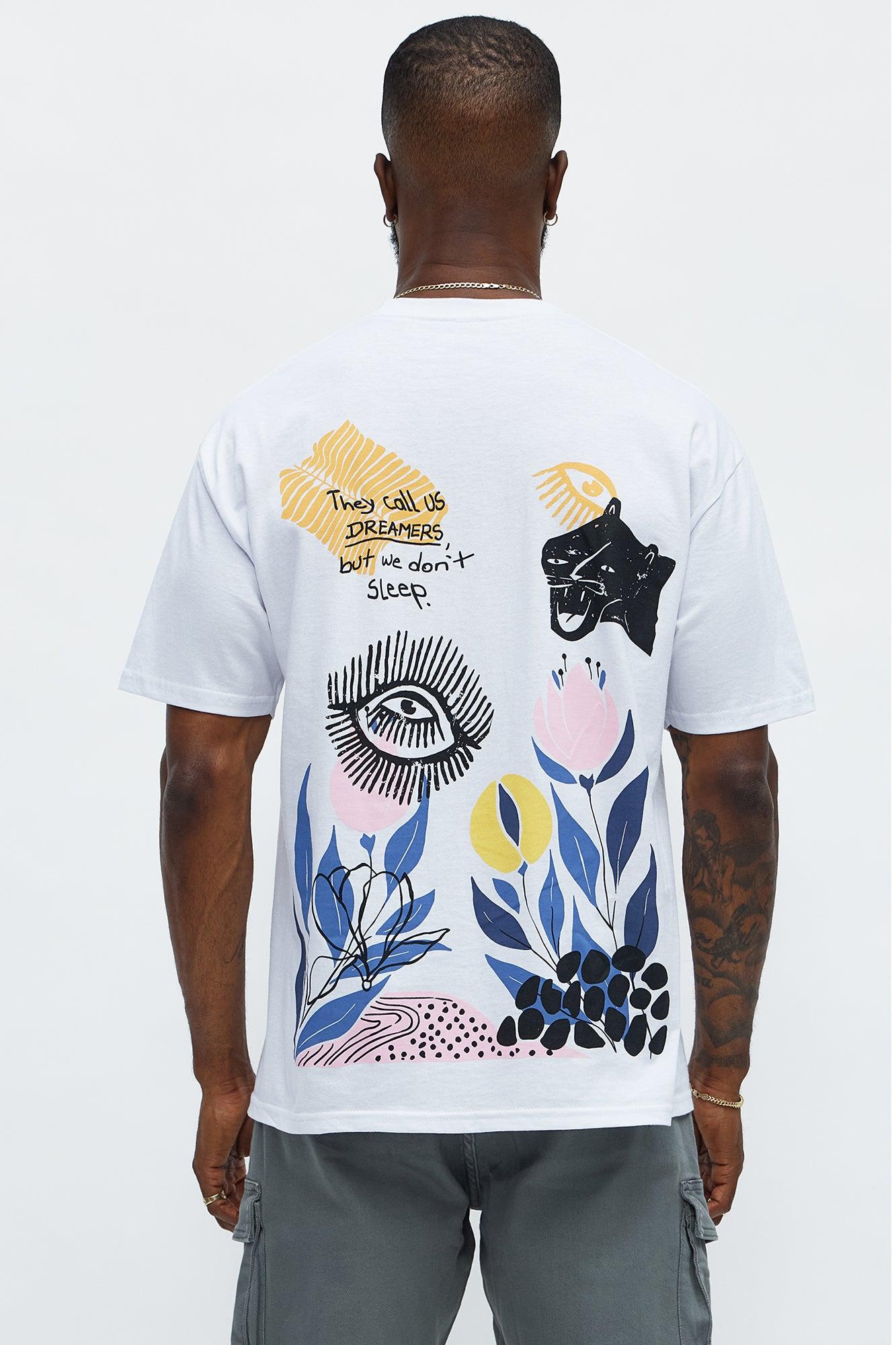 Nothing Is Impossible Short Sleeve Tee - White Male Product Image