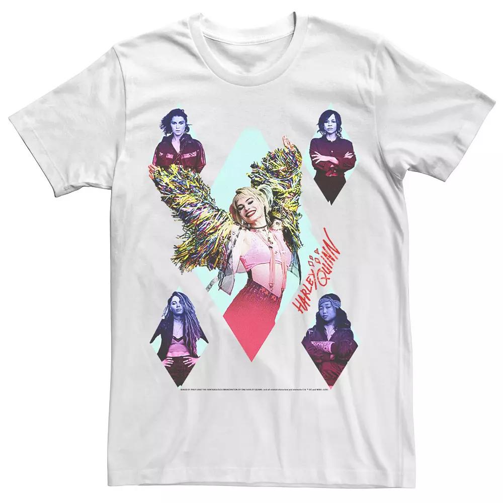Men's Harley Quinn: Birds of Prey Queen Of Diamonds Tee,  Product Image