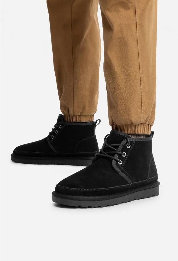 Men's Suede Fur Snow Boots Product Image