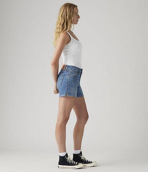 Levi's® Mid Rise Stretch Denim Shorts Product Image
