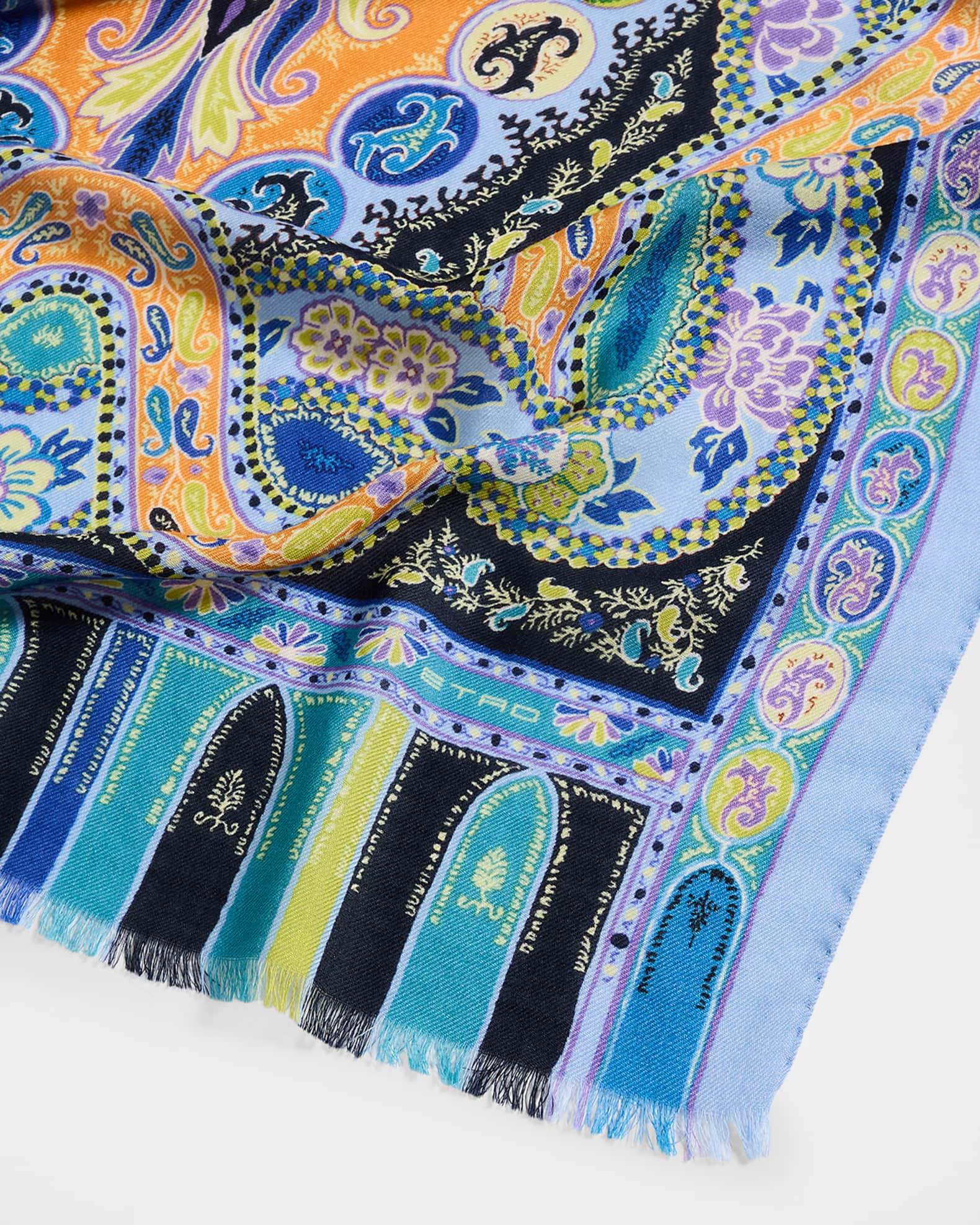 Paisley Wool-Silk Scarf Product Image