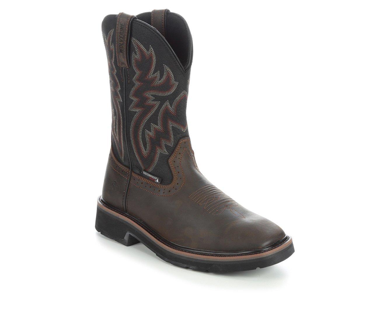 Men's Wolverine 10768 Rancher Soft Toe Waterproof Cowboy Boots Product Image