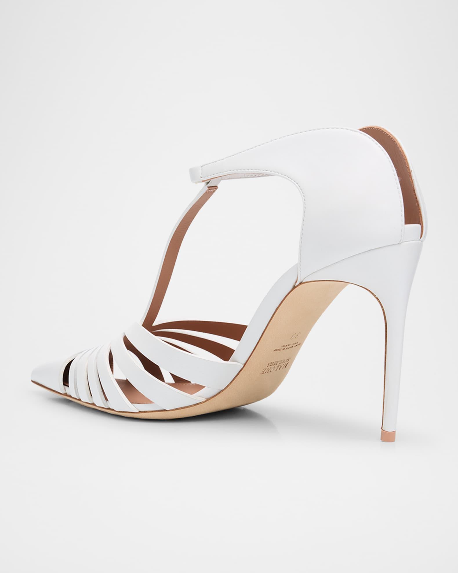 Jennifer Cutout T-Strap Mule Pumps Product Image