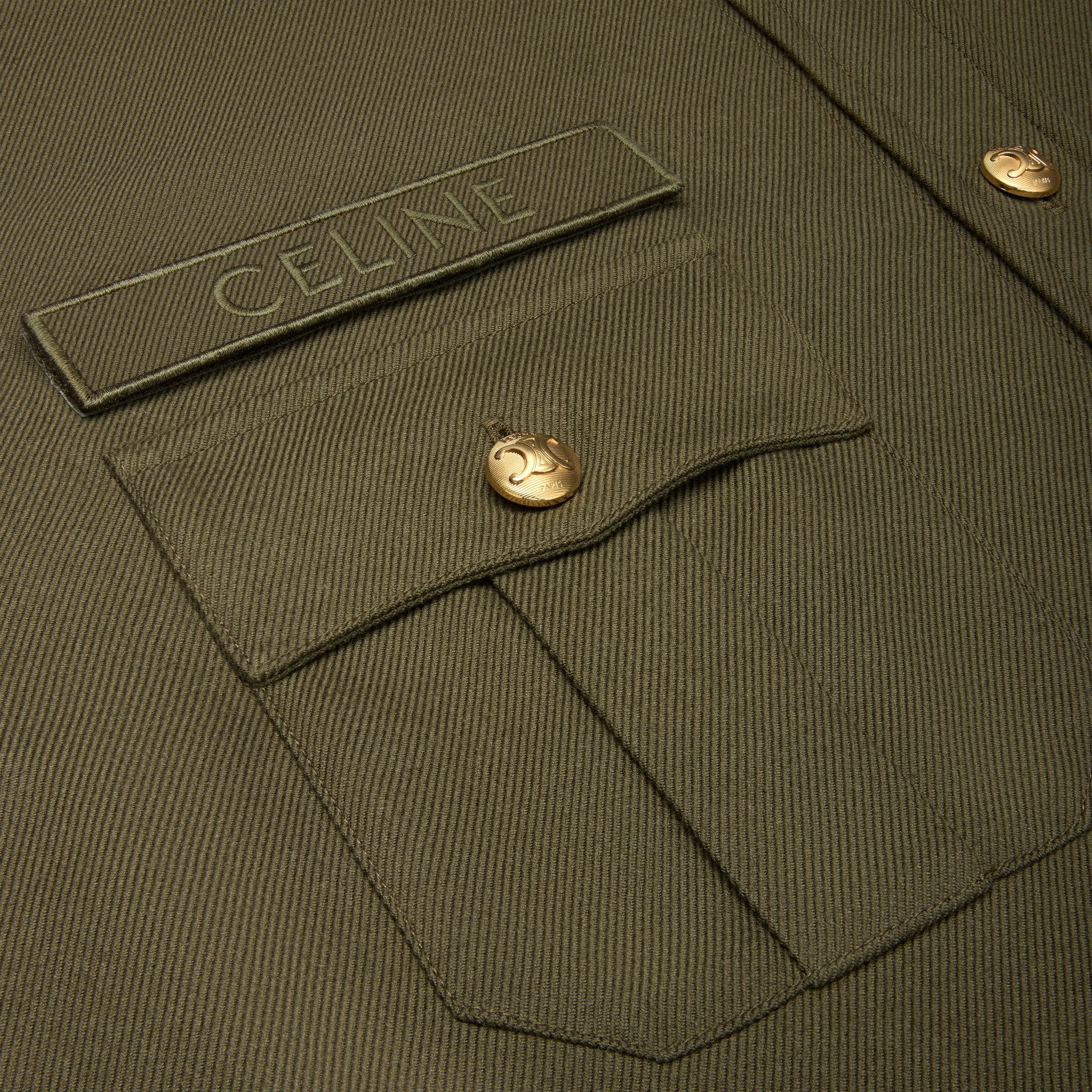 military shirt in lightweight cotton twill Product Image