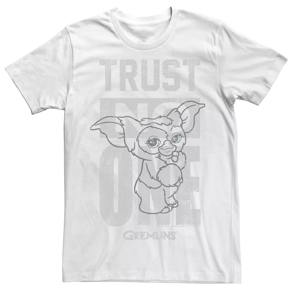 Men's Gremlins Gizmo Trust No One Tee, Size: XXL, White Product Image