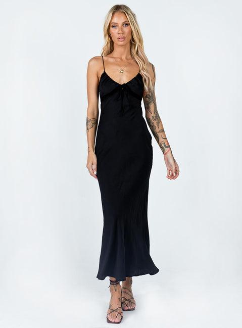 Emily Maxi Dress Black Product Image