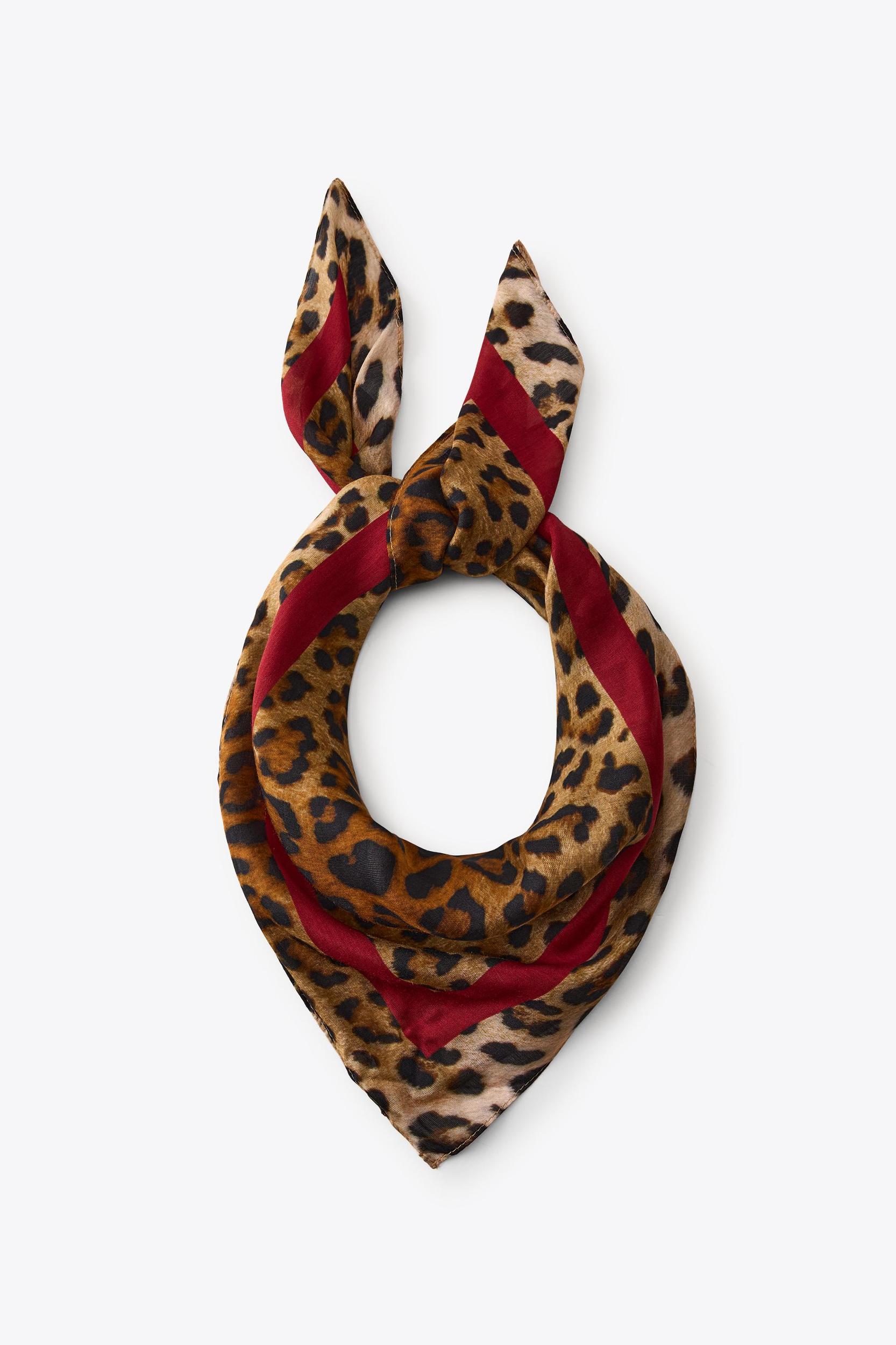 ANIMAL PRINT MODAL SCARF Product Image