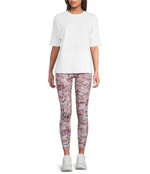 Kinesis High Rise Omega Print 7/8 Moisture Wicking Leggings Product Image