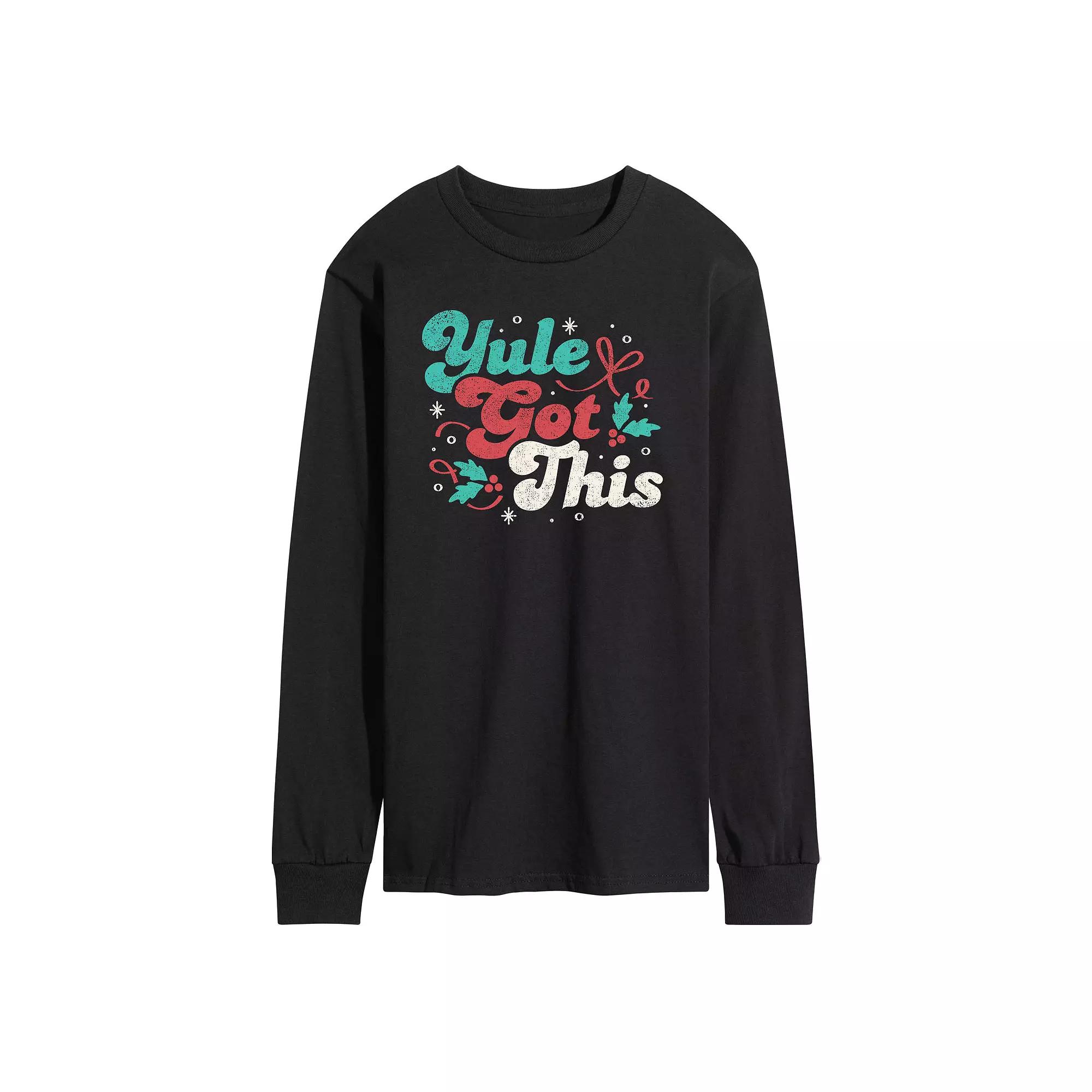 Men's Yule Got This Long Sleeve Graphic Tee,  Product Image