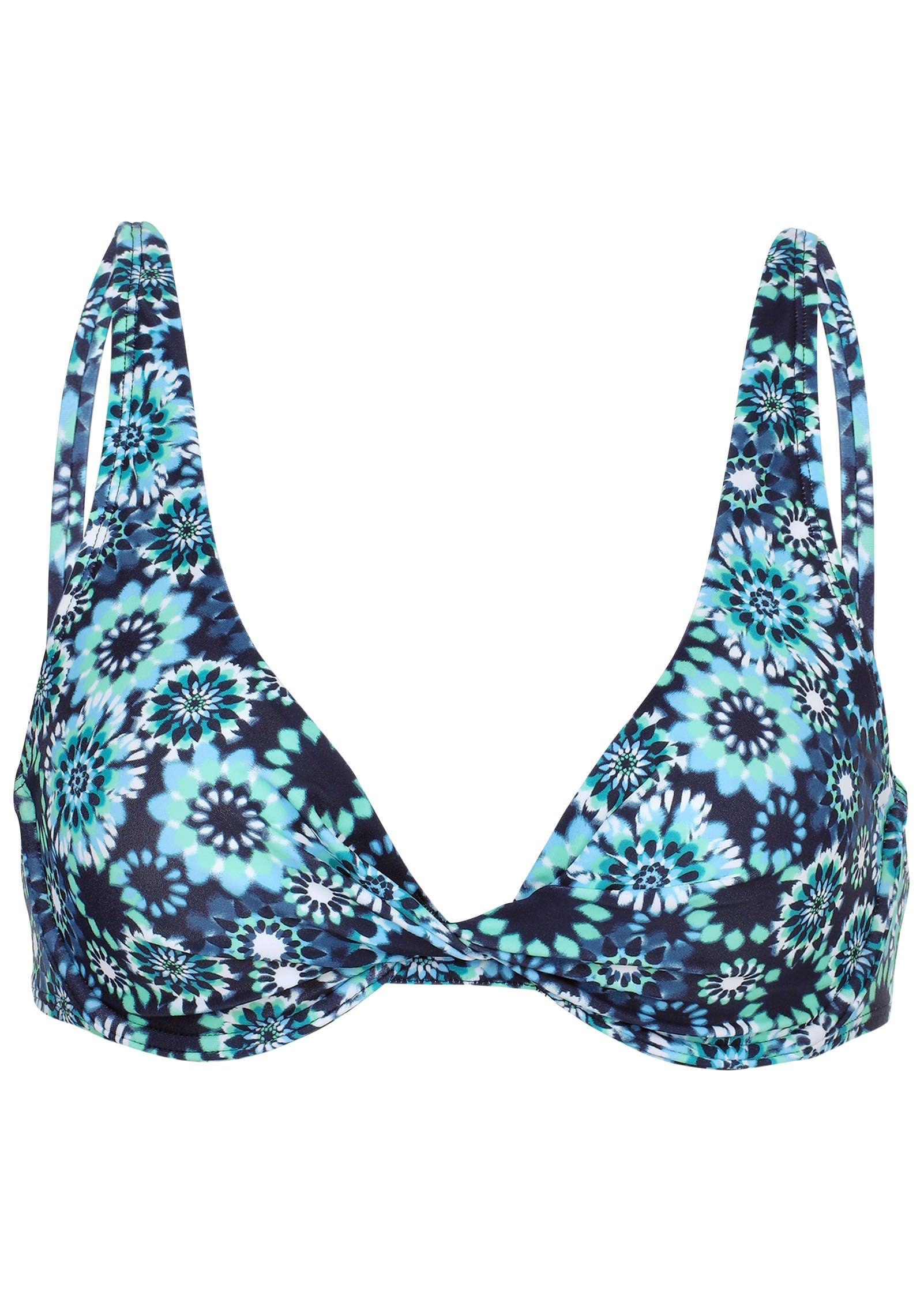 Antigua Twist Underwire Top - Cool Kaleidoscope Product Image