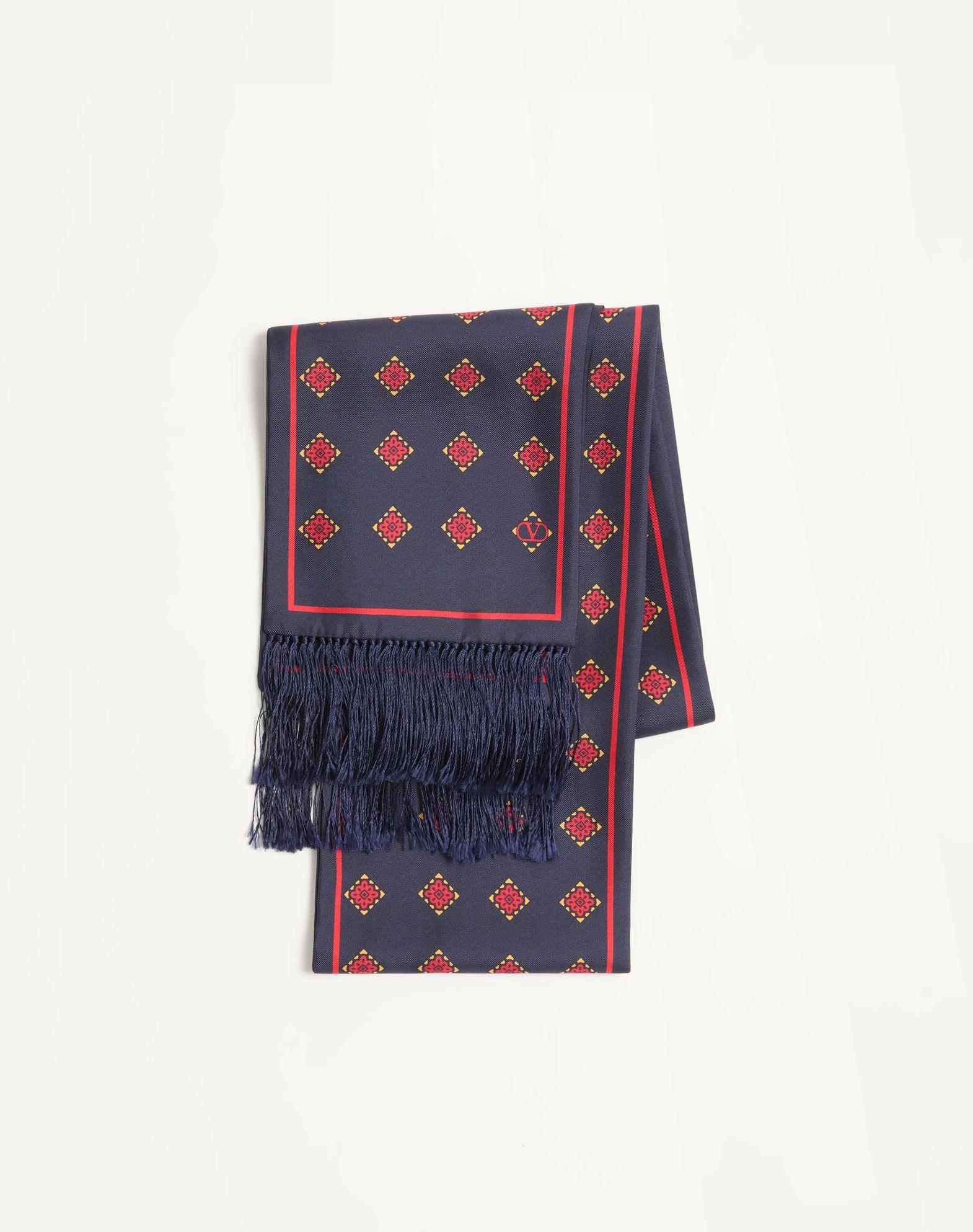 Opticool Silk Bandeau Scarf With Fringe Product Image