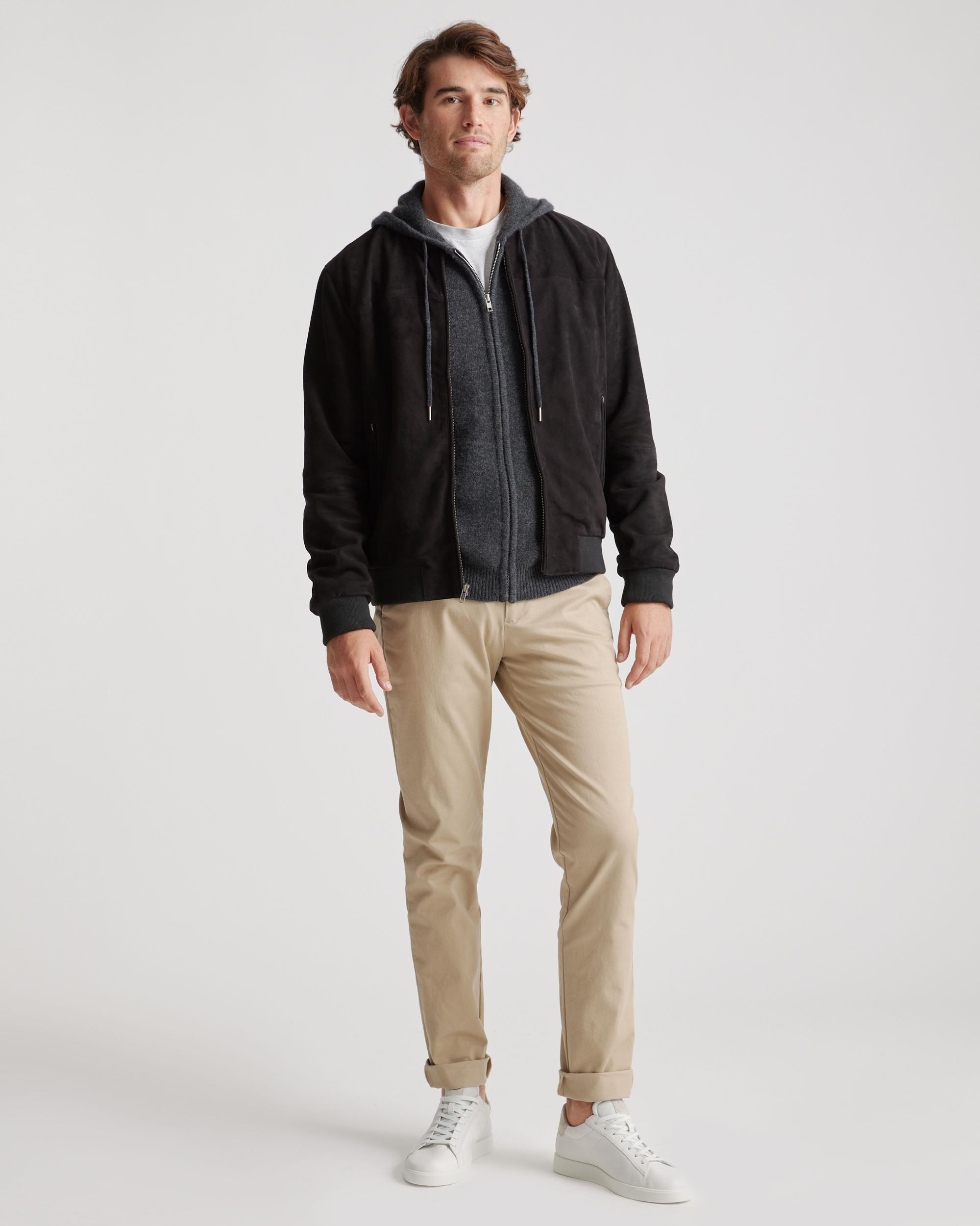 Quince | Men's 100% Suede Bomber Jacket Suede Leather Product Image
