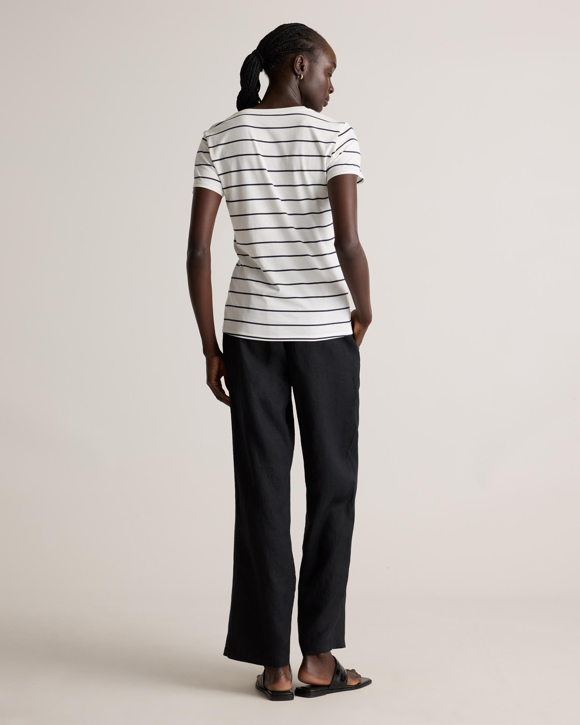 Quince | Women's Cotton Modal V-Neck T-Shirt Size XL, Cotton/Modal Product Image