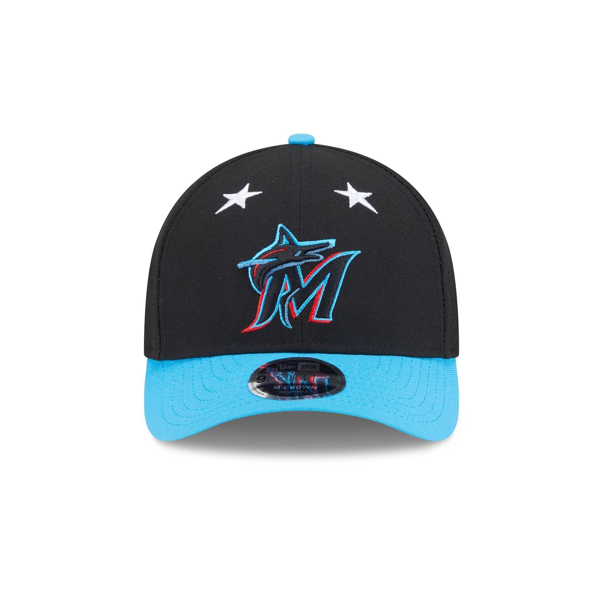 Miami Marlins 2025 All-Star Game 9FORTY M-Crown Snapback Hat Male Product Image