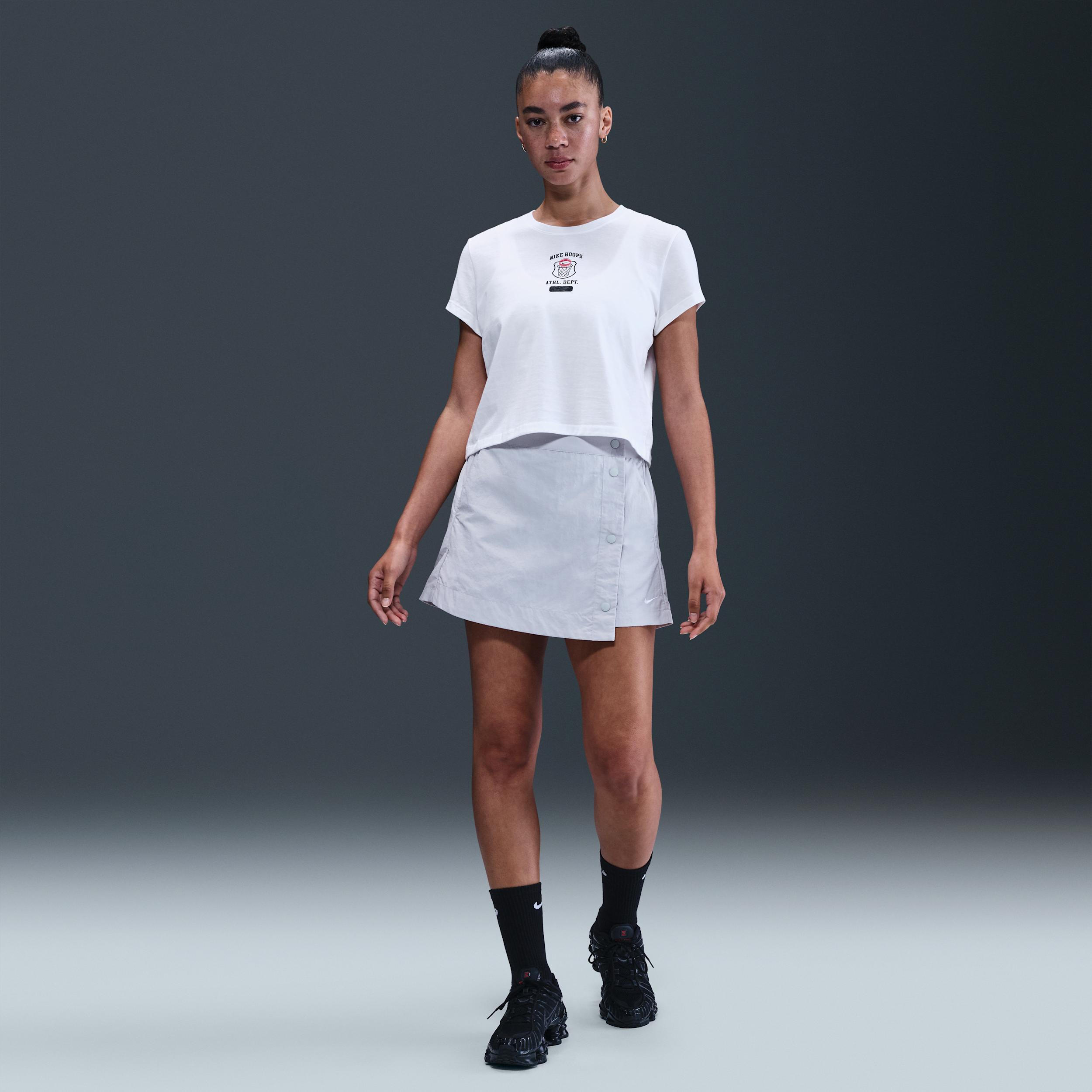 Nike Womens Club Cropped T-Shirt | IM7735-085 Product Image